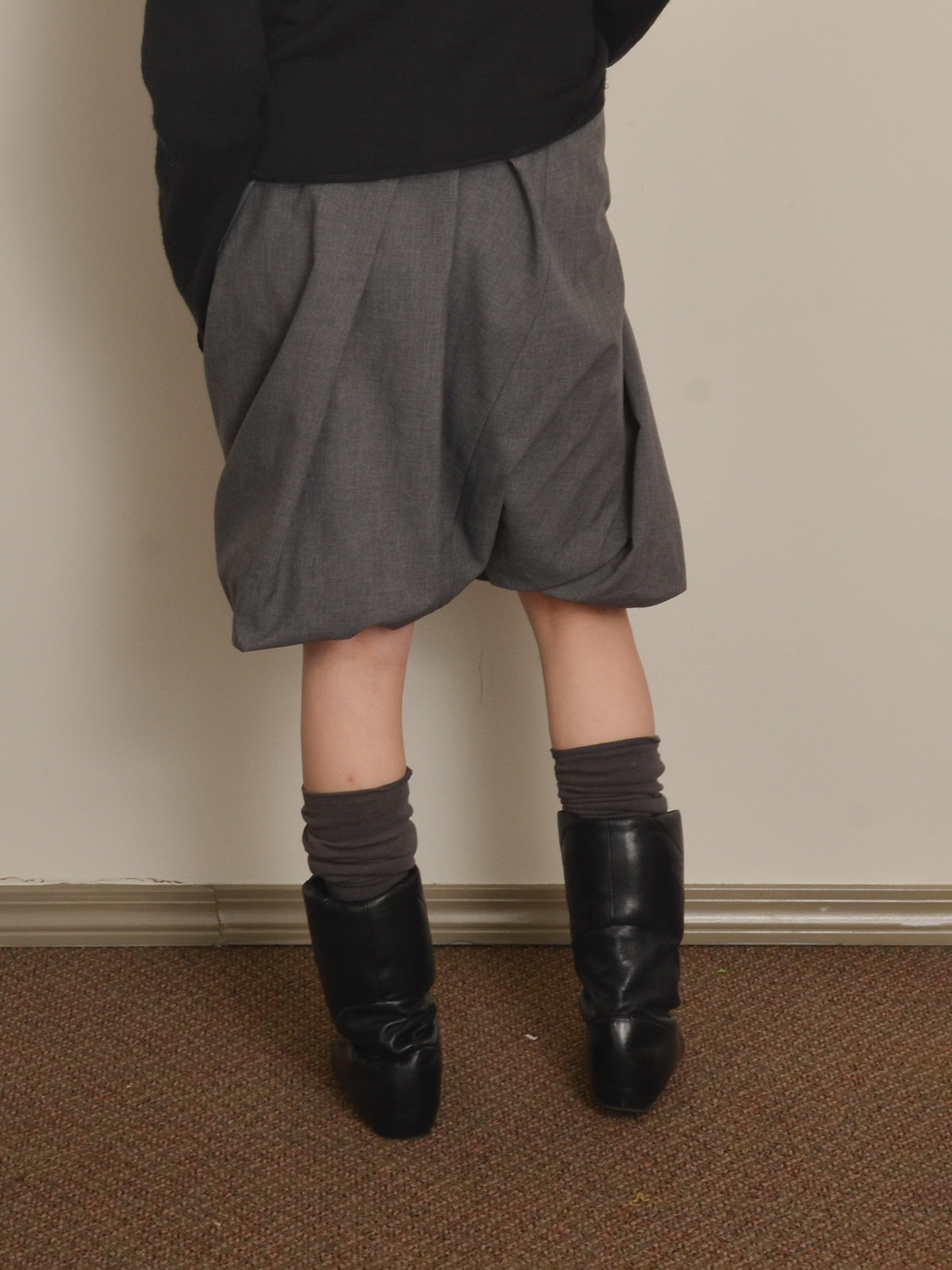 Asymmetric Balloon Shorts