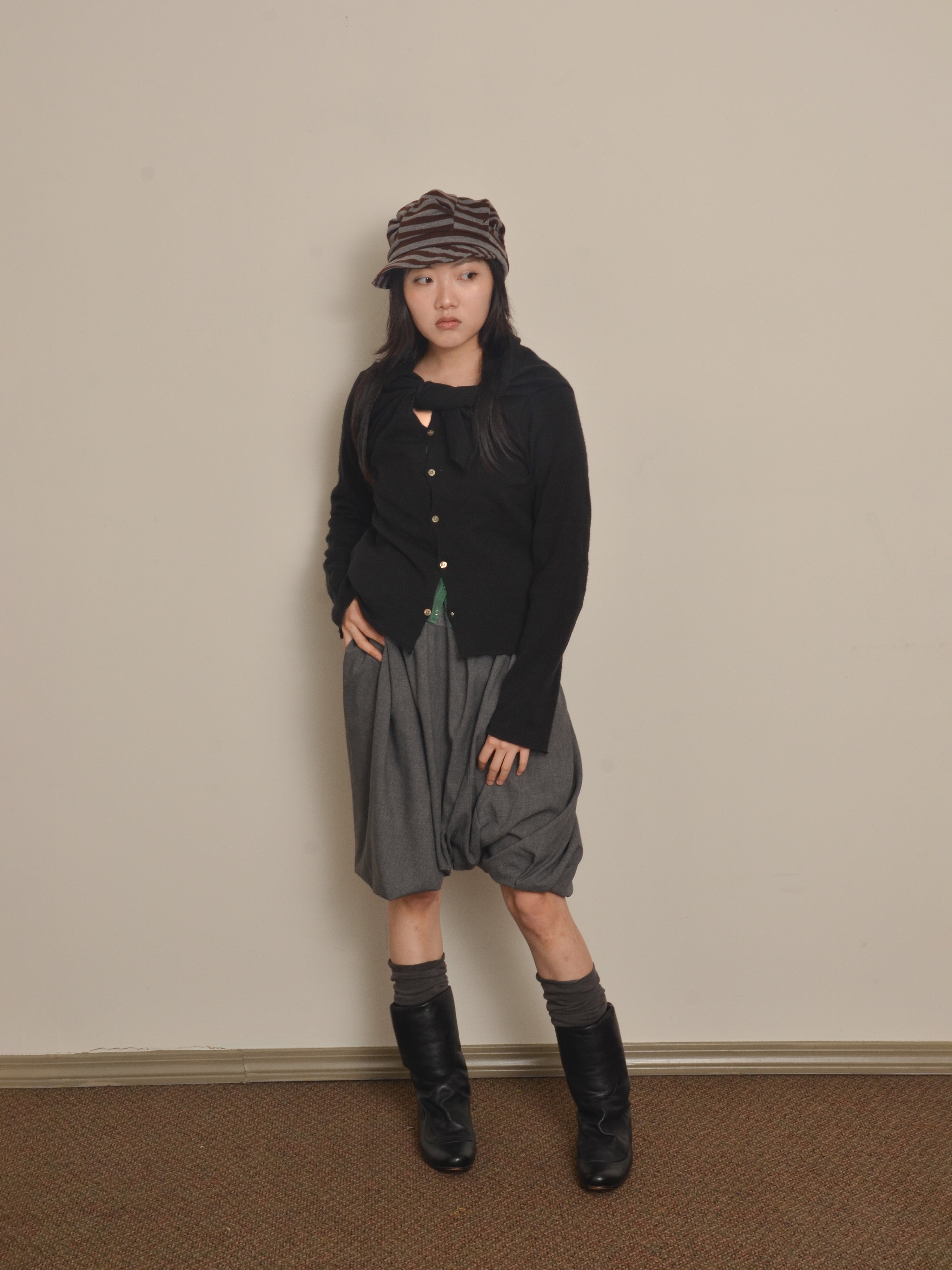 Asymmetric Balloon Shorts