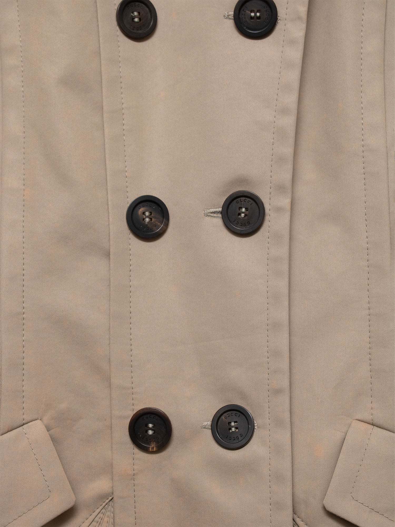 AW04 Radiated Pleat Bondage Trench Coat