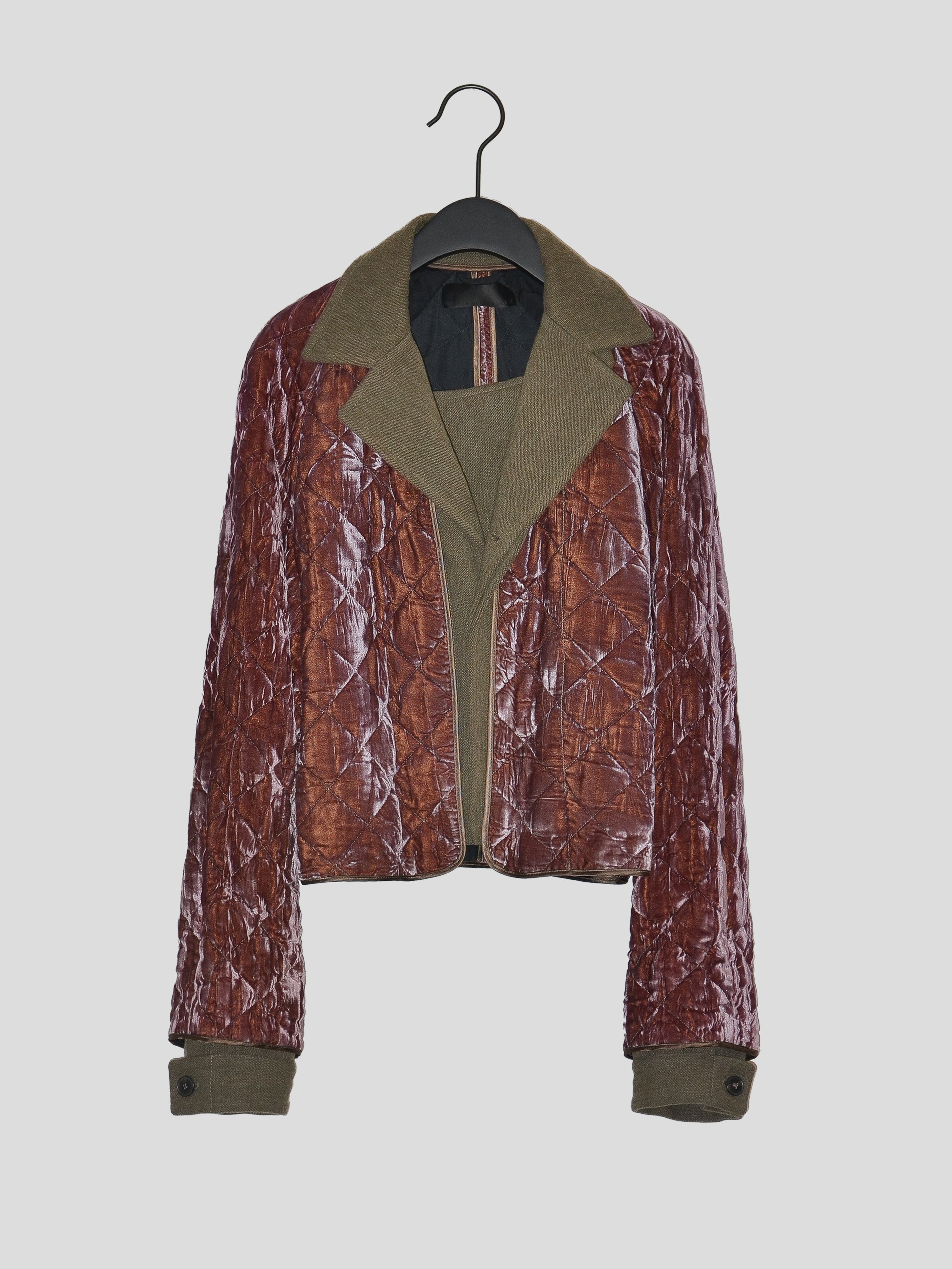 AW16 Velvet Military Jacket