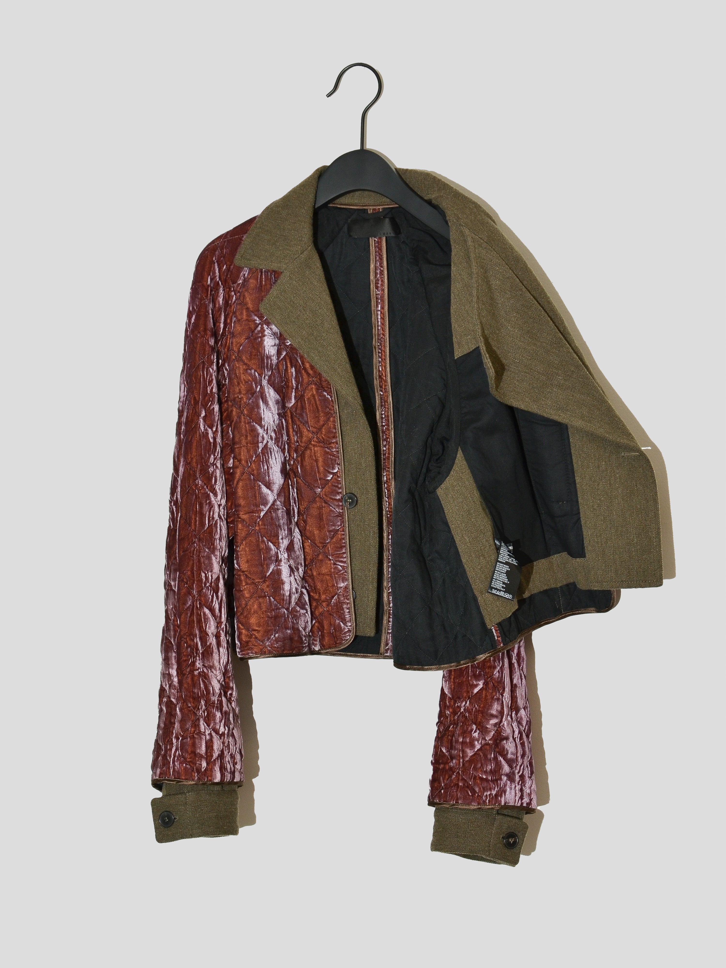 AW16 Velvet Military Jacket