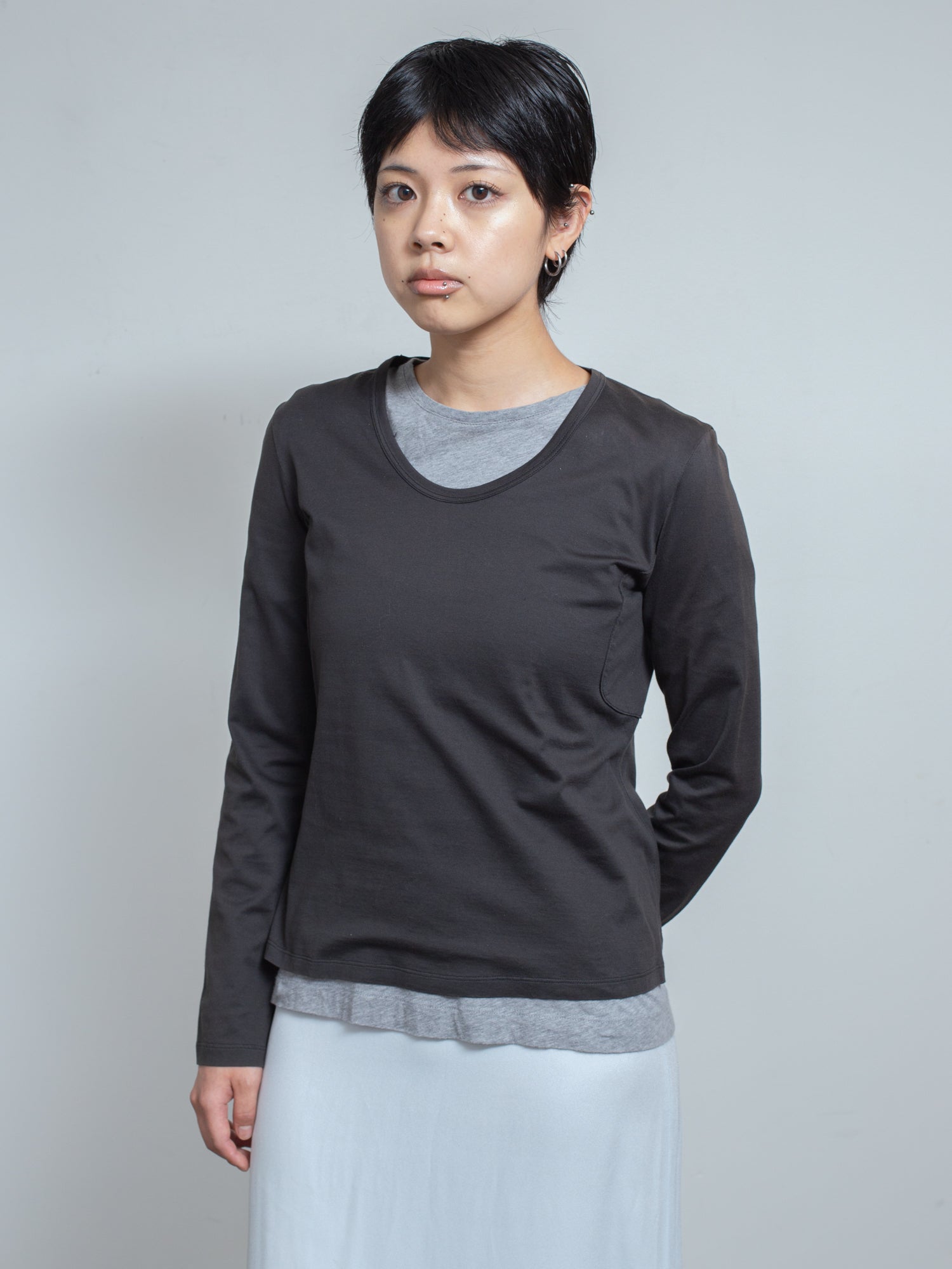 2000s Padded Torso Longsleeve T-shirt