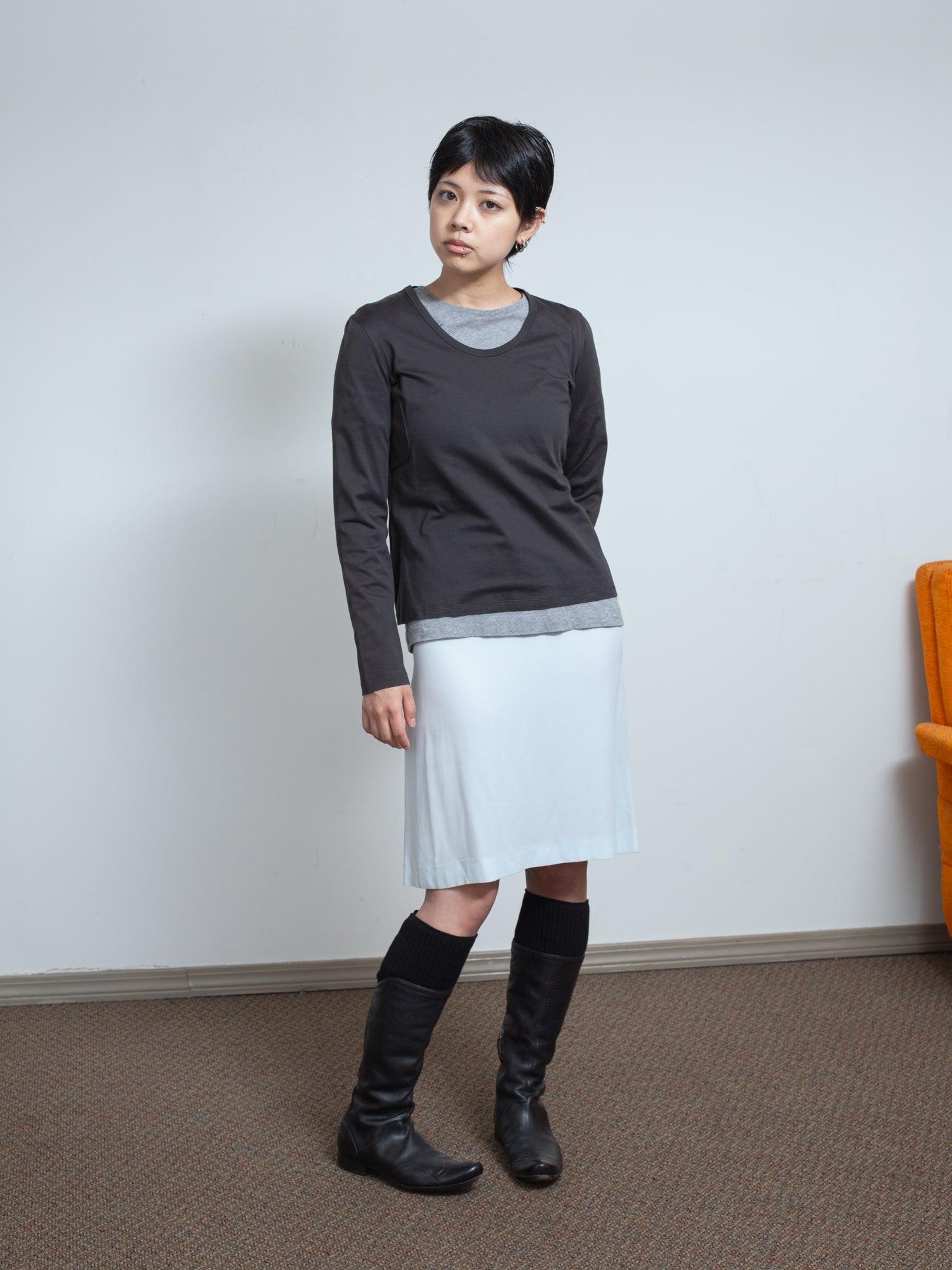 2000s Padded Torso Longsleeve T-shirt