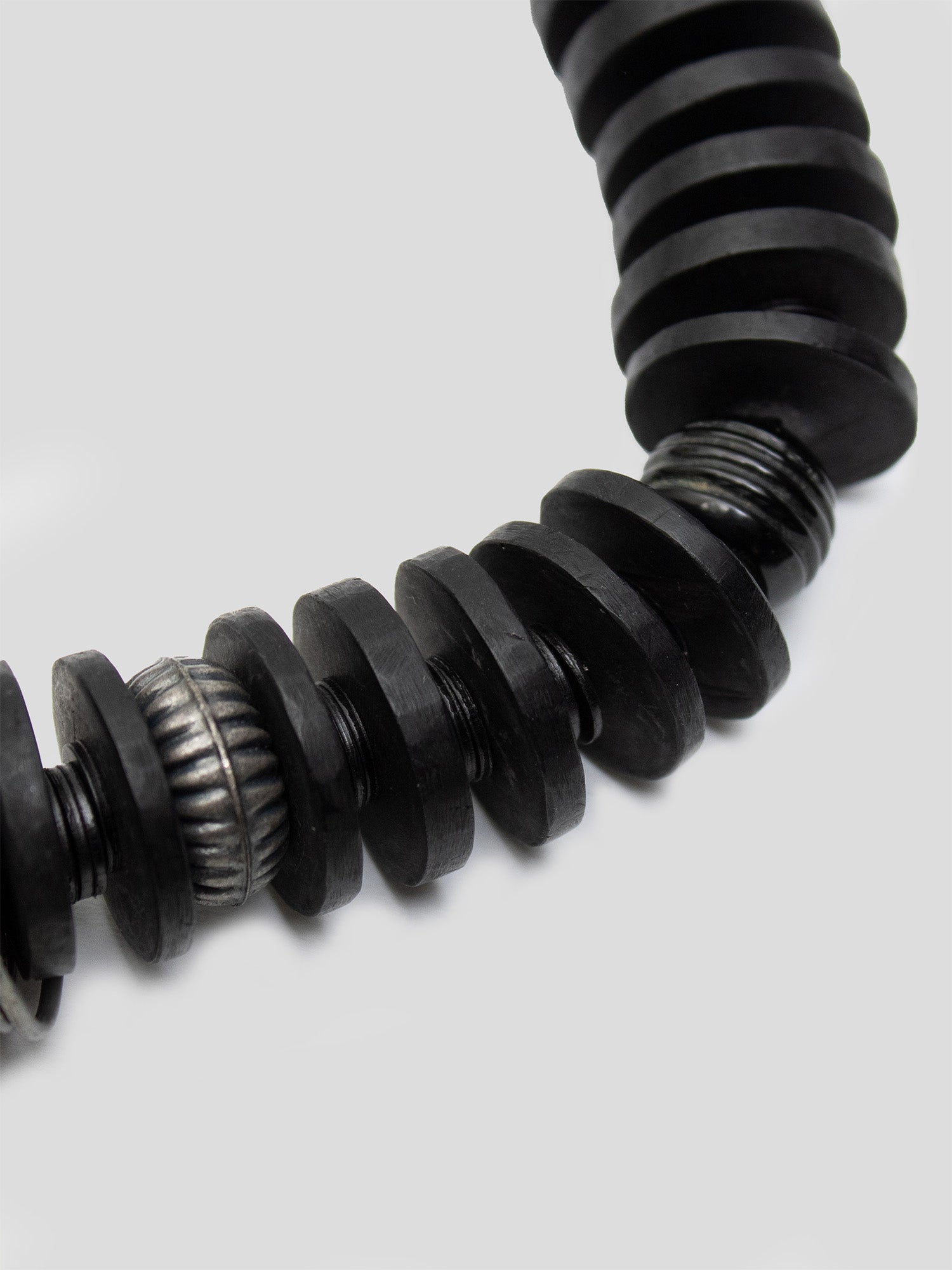 Ebonized Disc Necklace