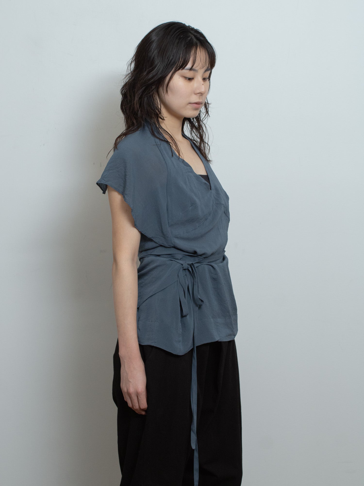 Asymmetrical Halterneck Top