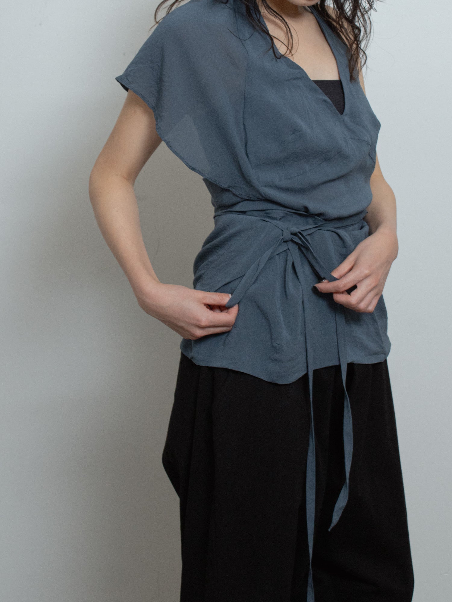 Asymmetrical Halterneck Top