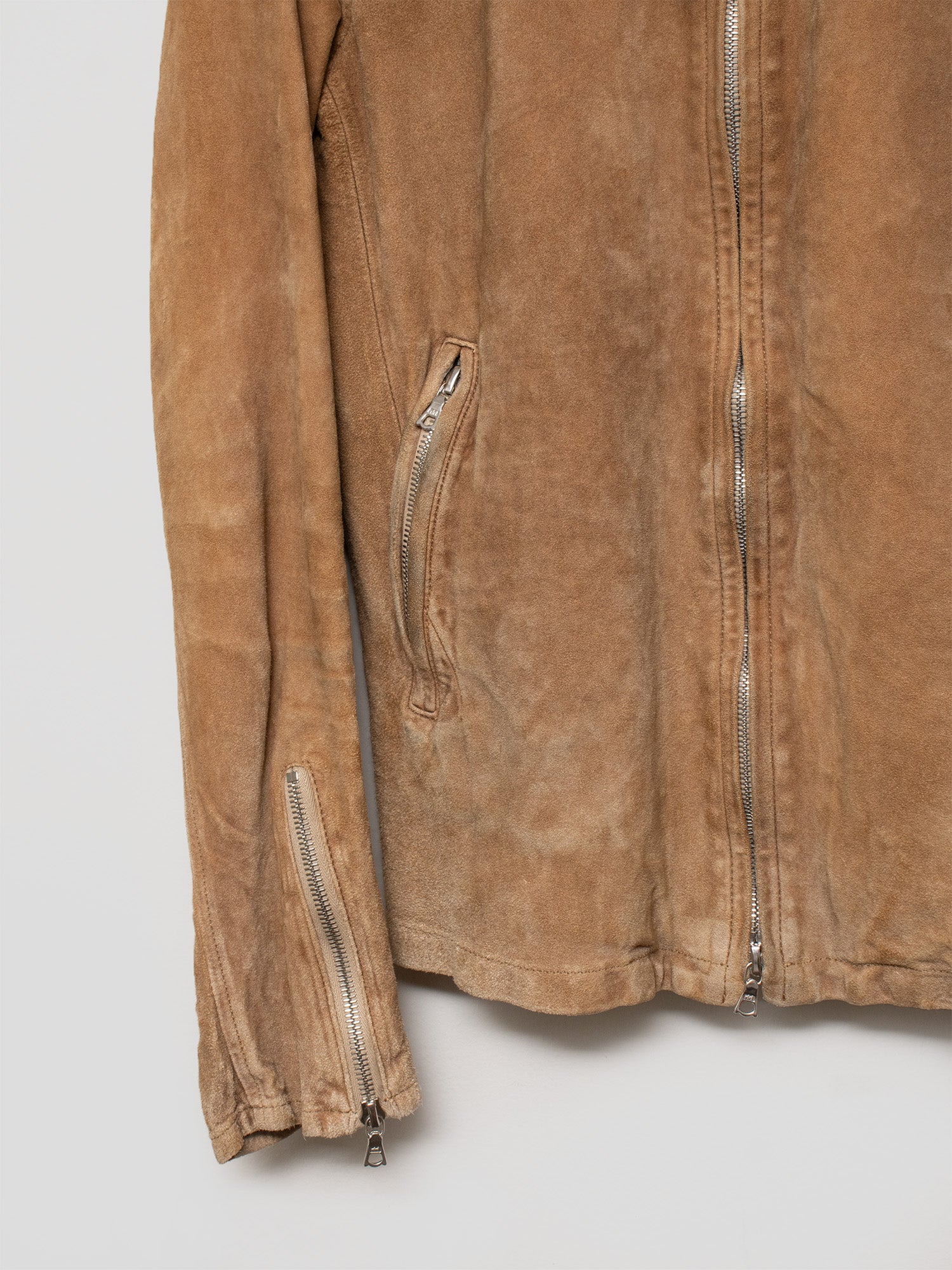 Suede Cafe Racer Jacket