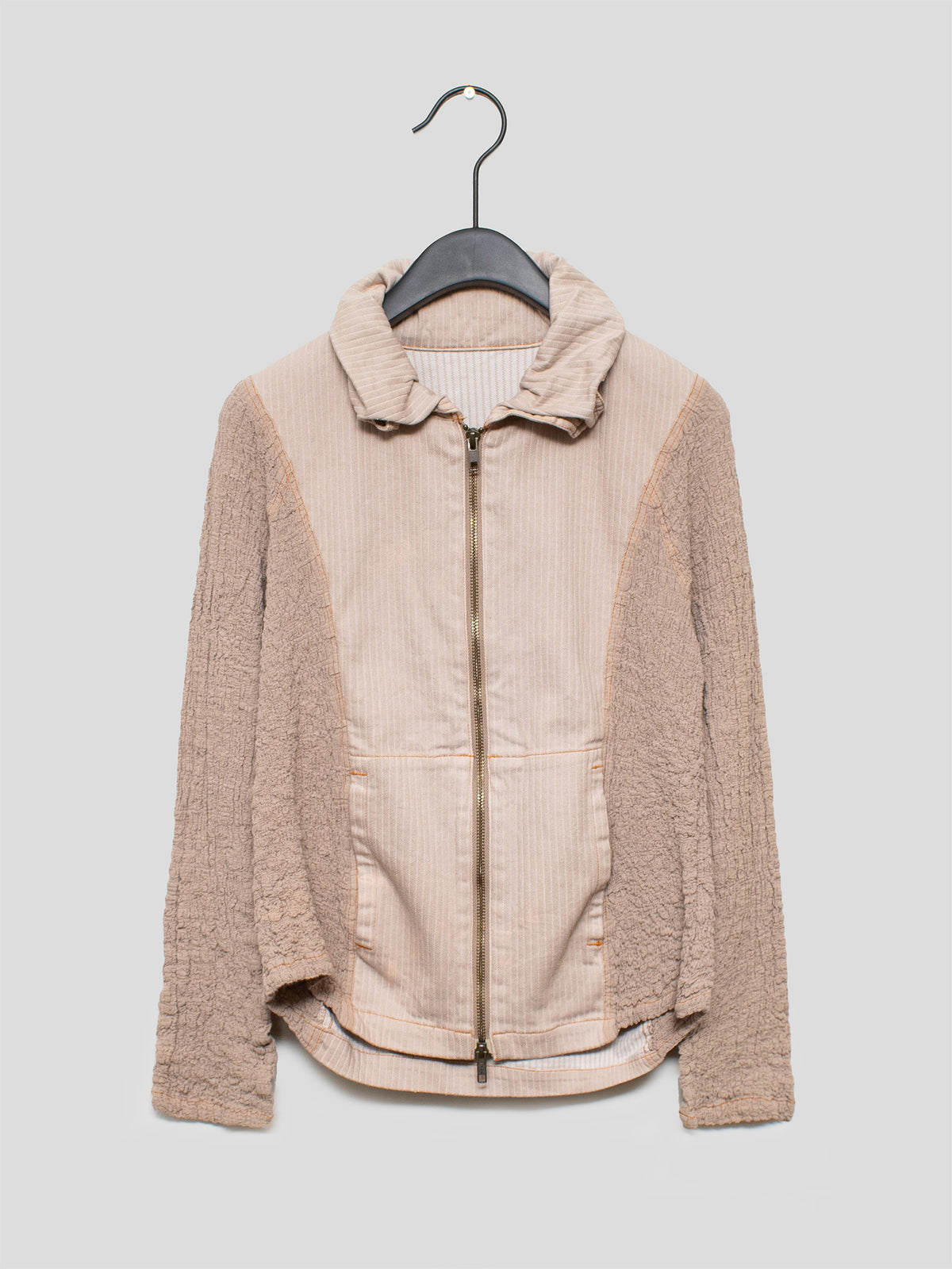 ME Crinkled Zip-Up Jacket