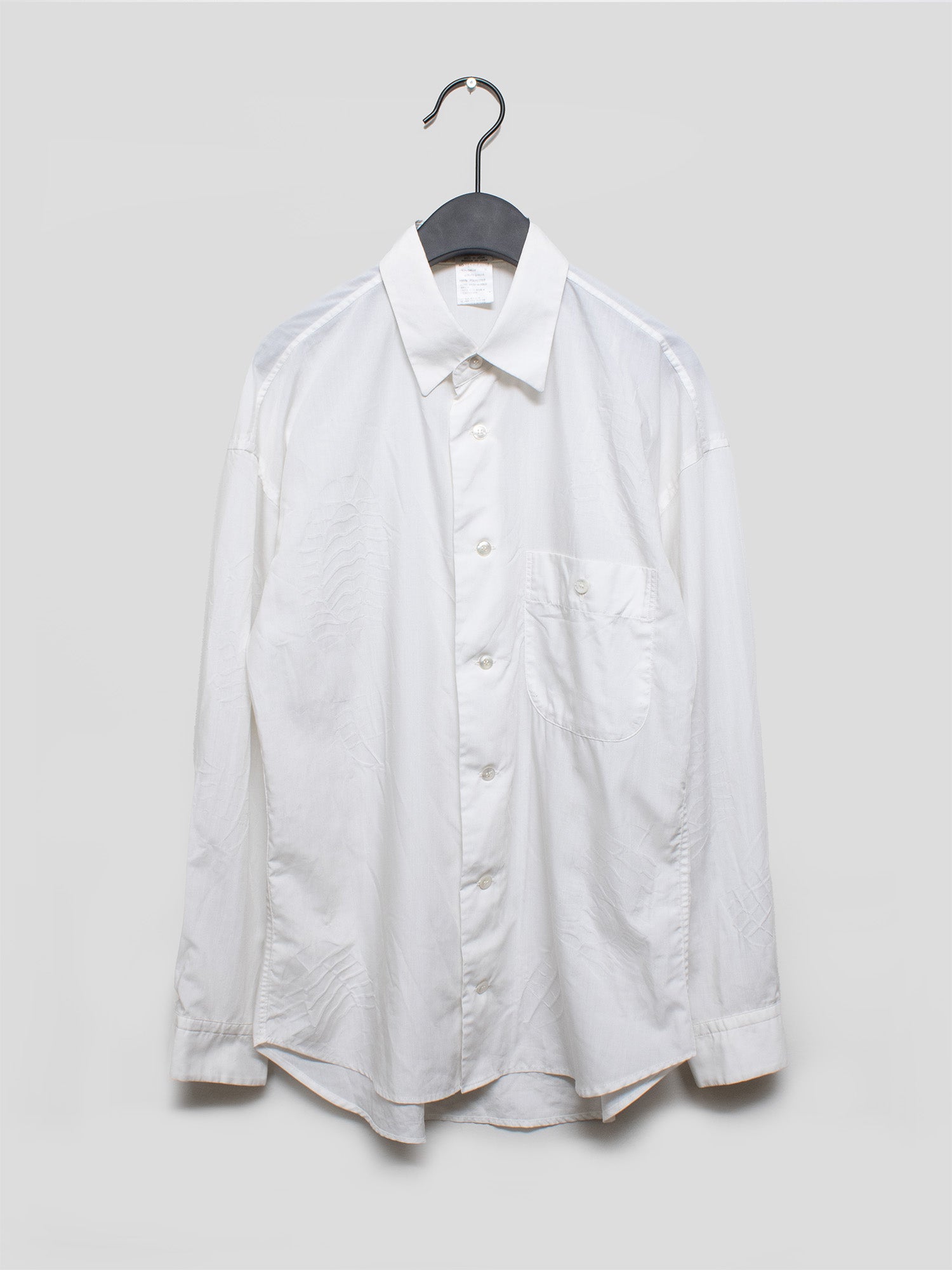 Issey Miyake Spring/Summer 1995 Shoe Print Embossed Shirt | COMMUNE