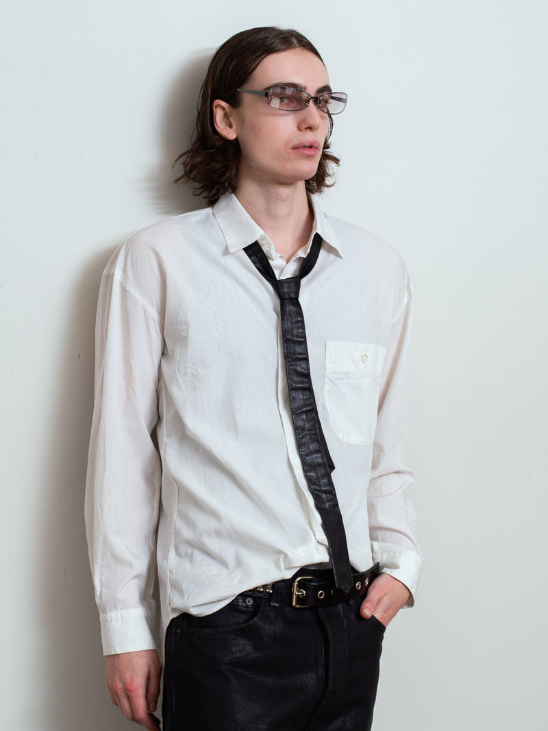 SS95 Embossed Shoe Print Shirt