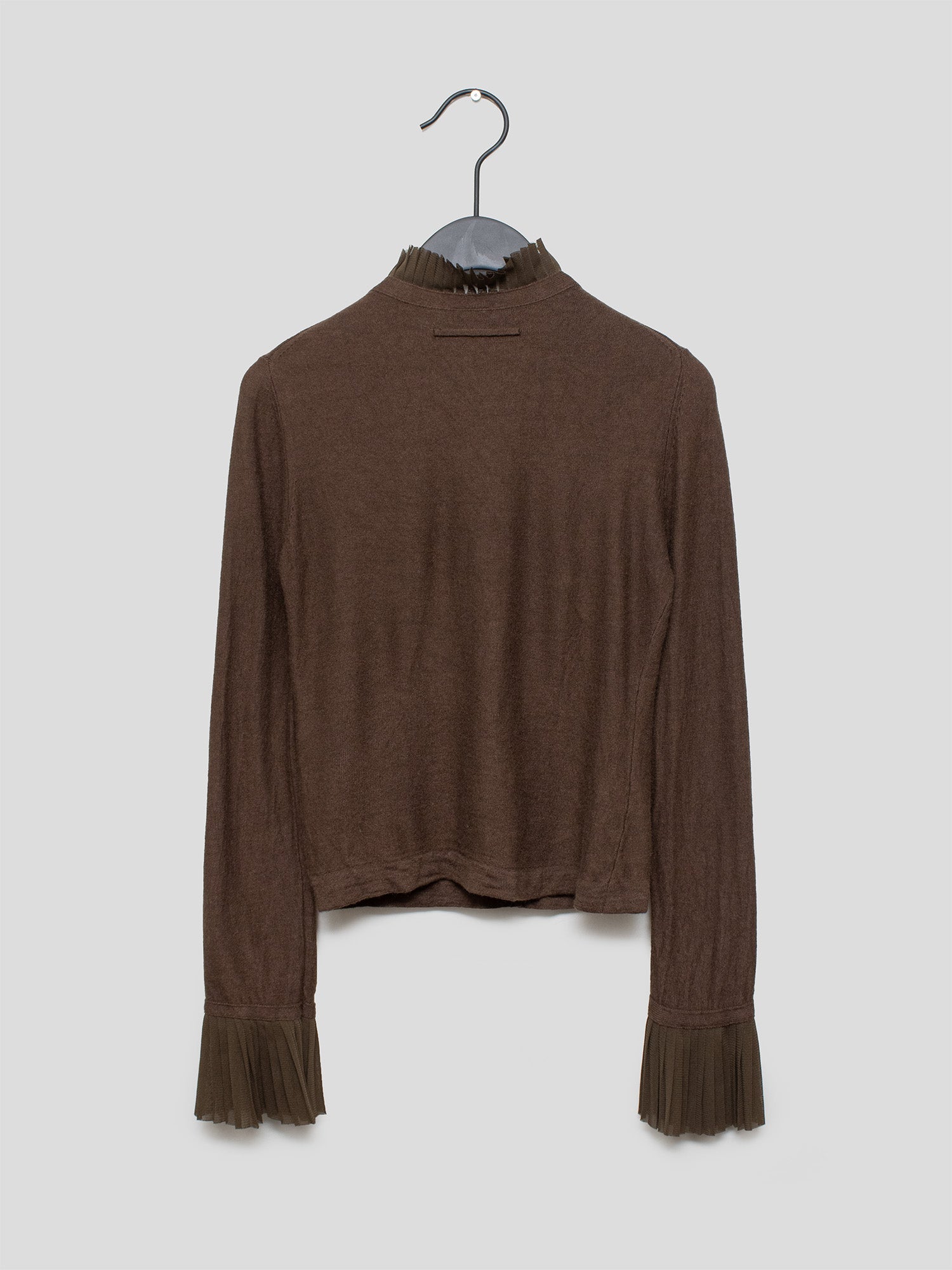 2000s Cardigan with Ruffle Detail
