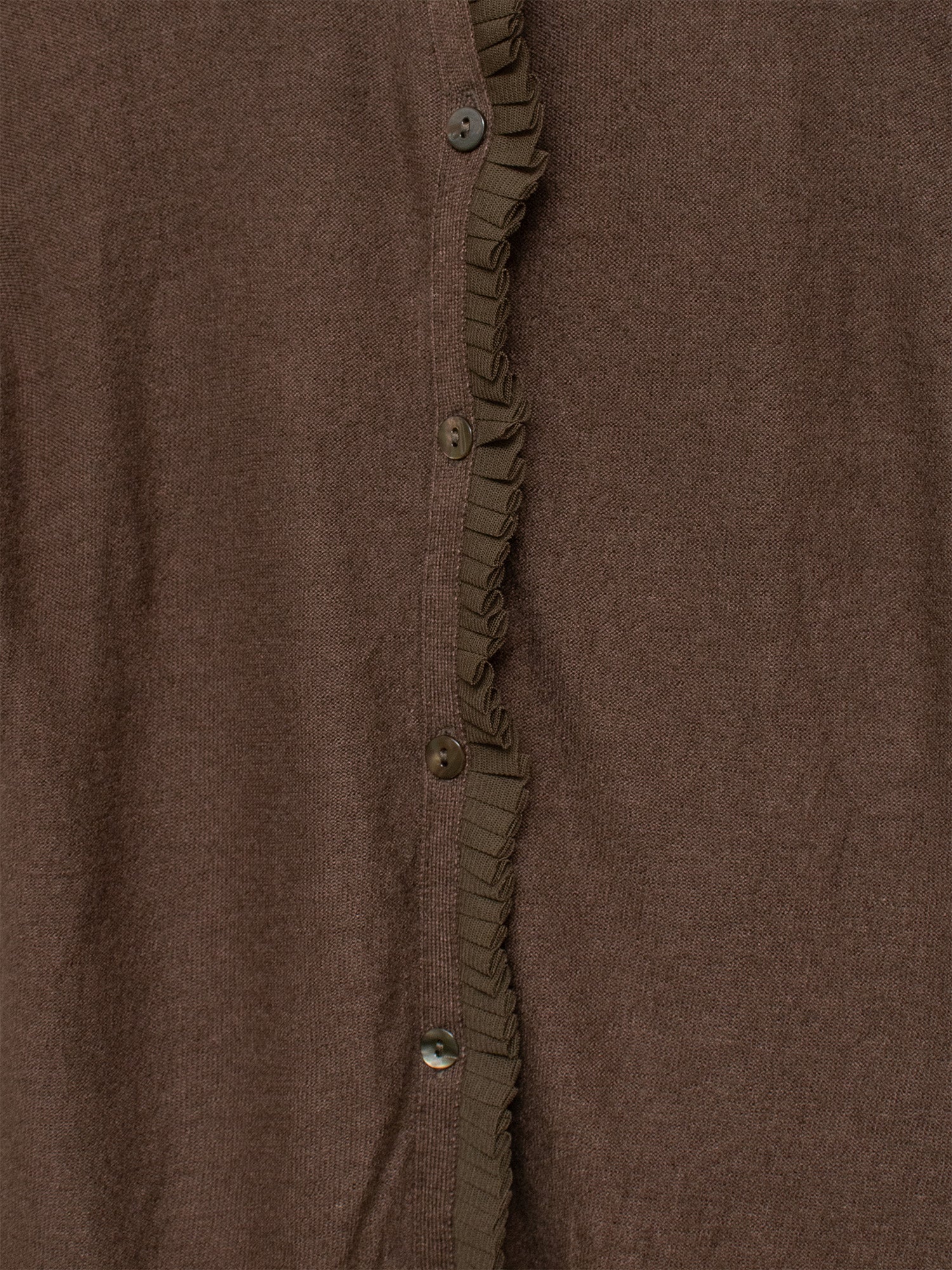 2000s Cardigan with Ruffle Detail