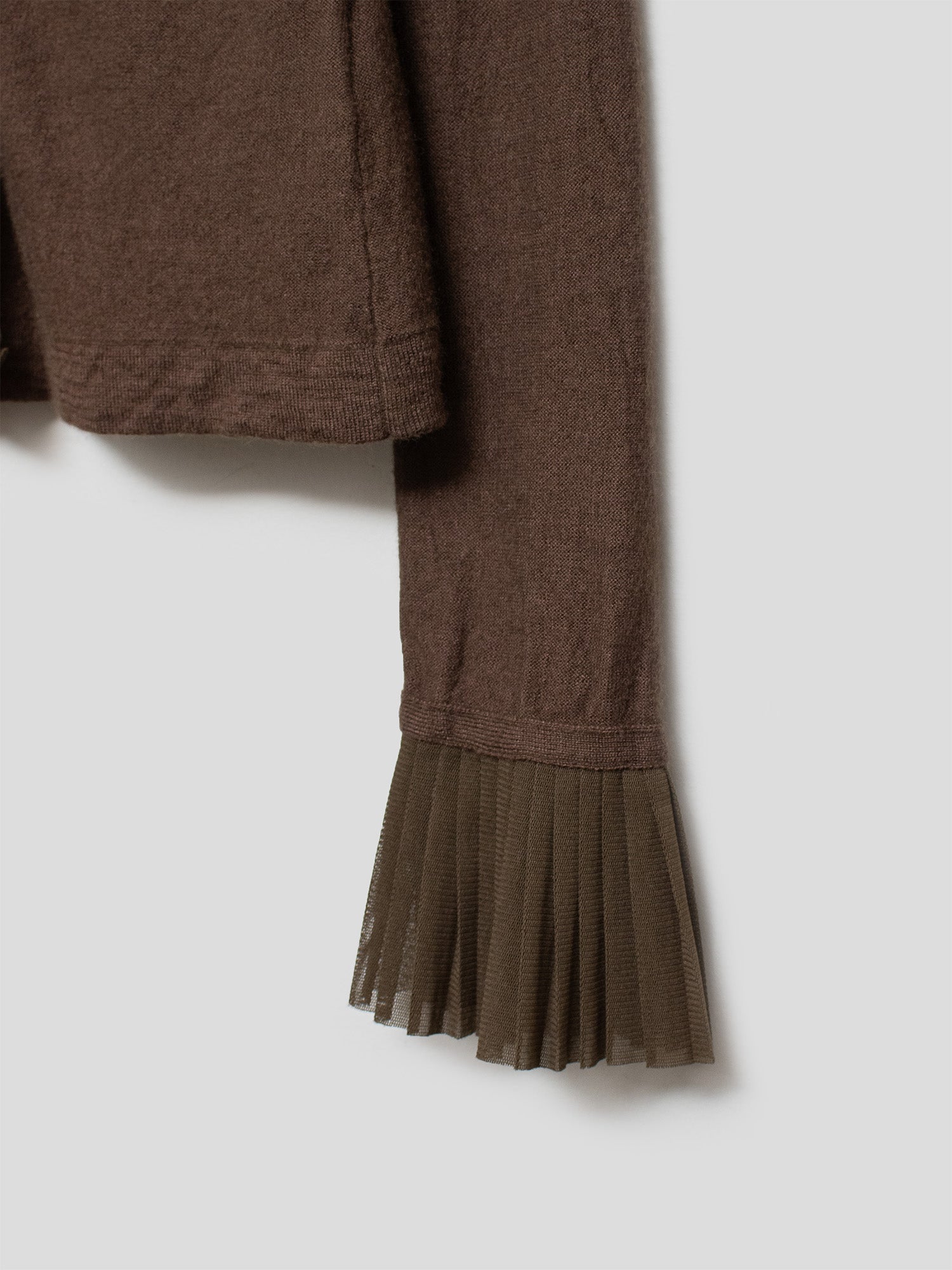 2000s Cardigan with Ruffle Detail