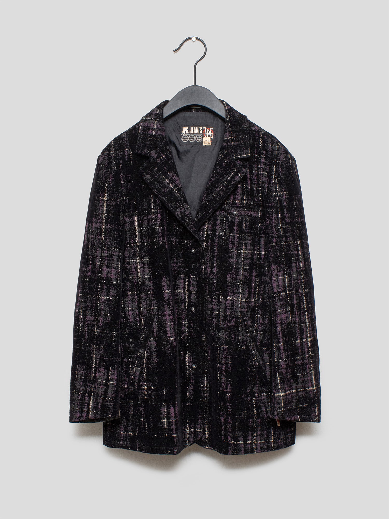 (Jean's) Velvet Plaid Blazer