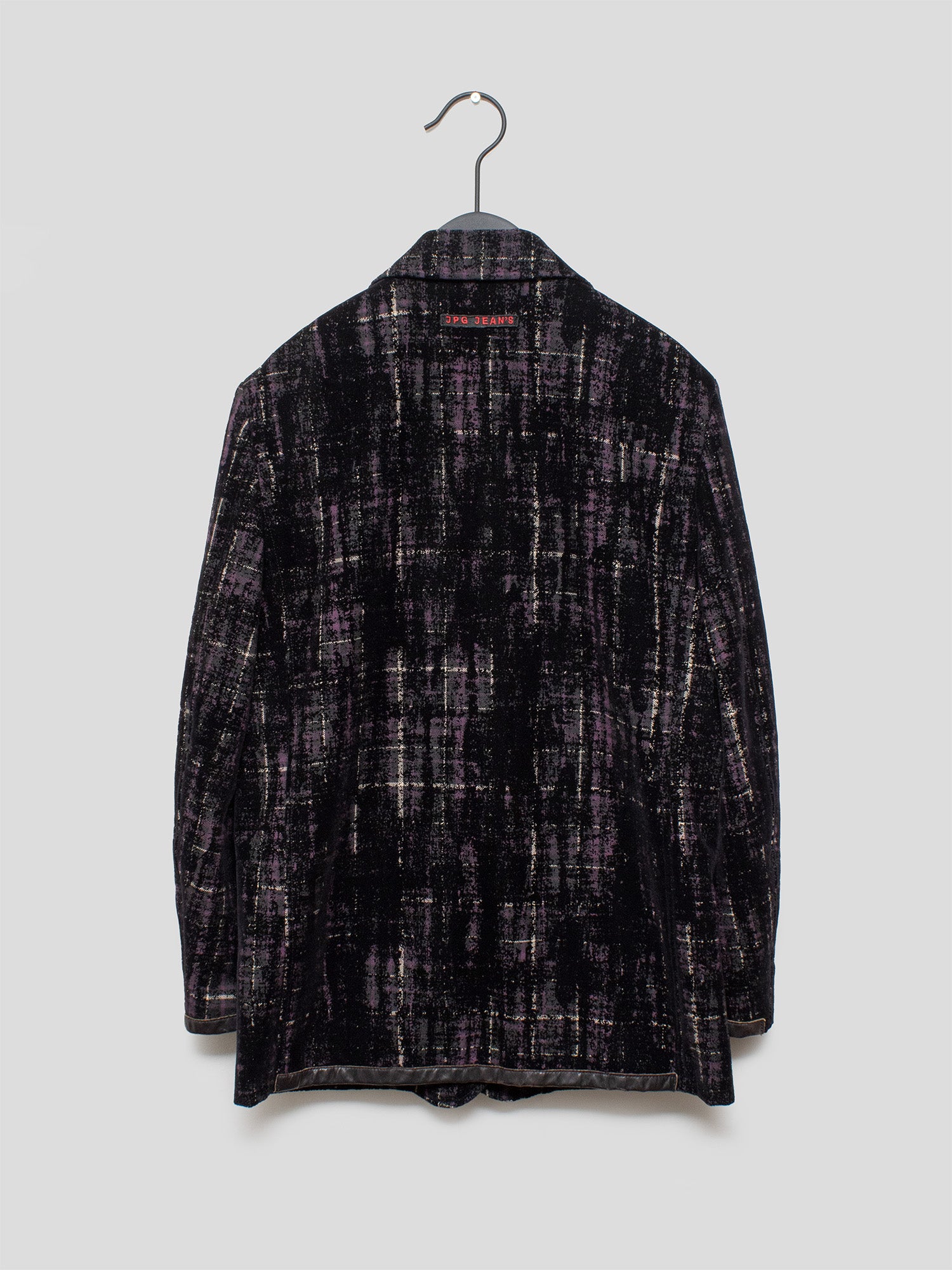 (Jean's) Velvet Plaid Blazer