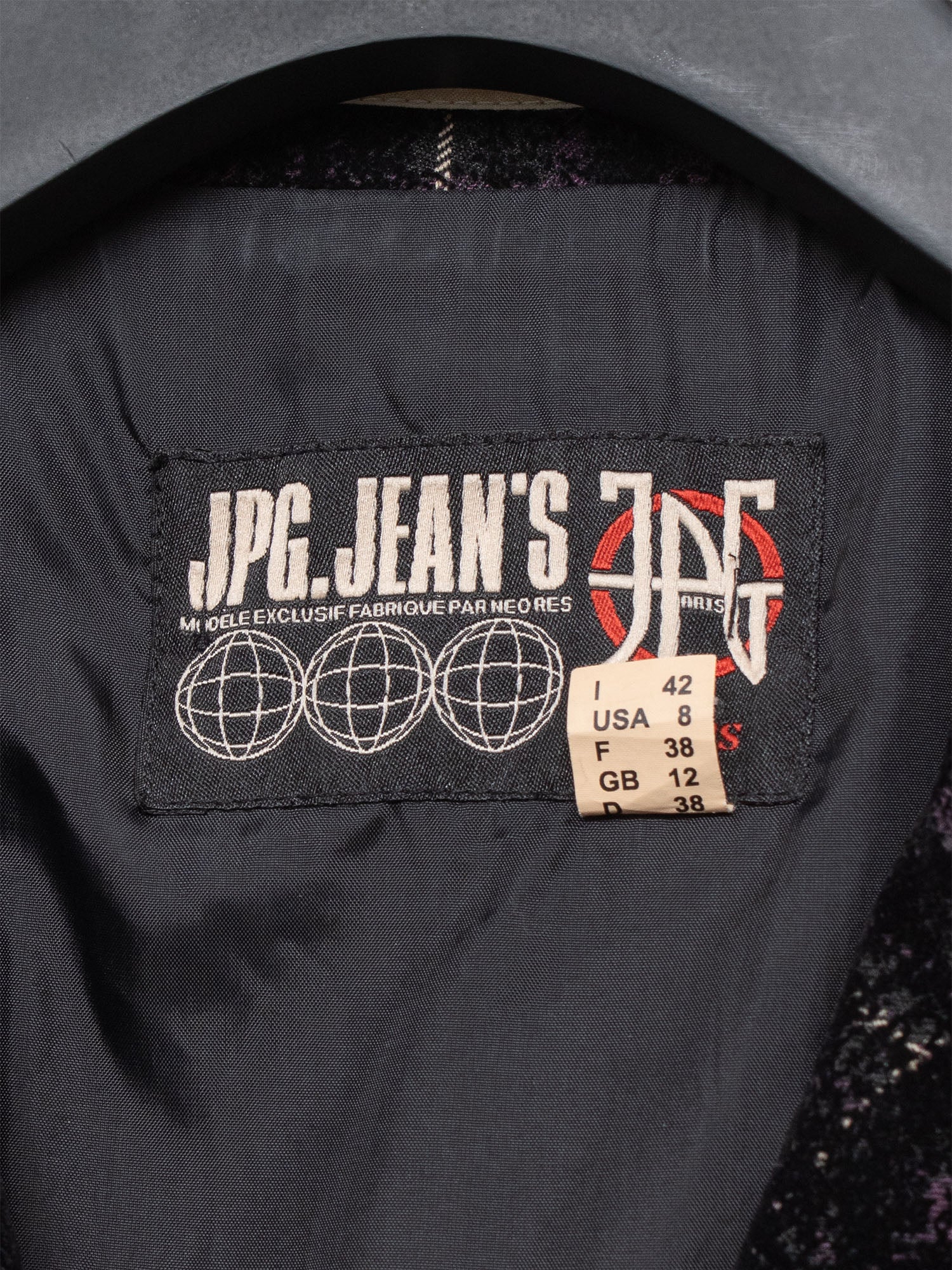 (Jean's) Velvet Plaid Blazer