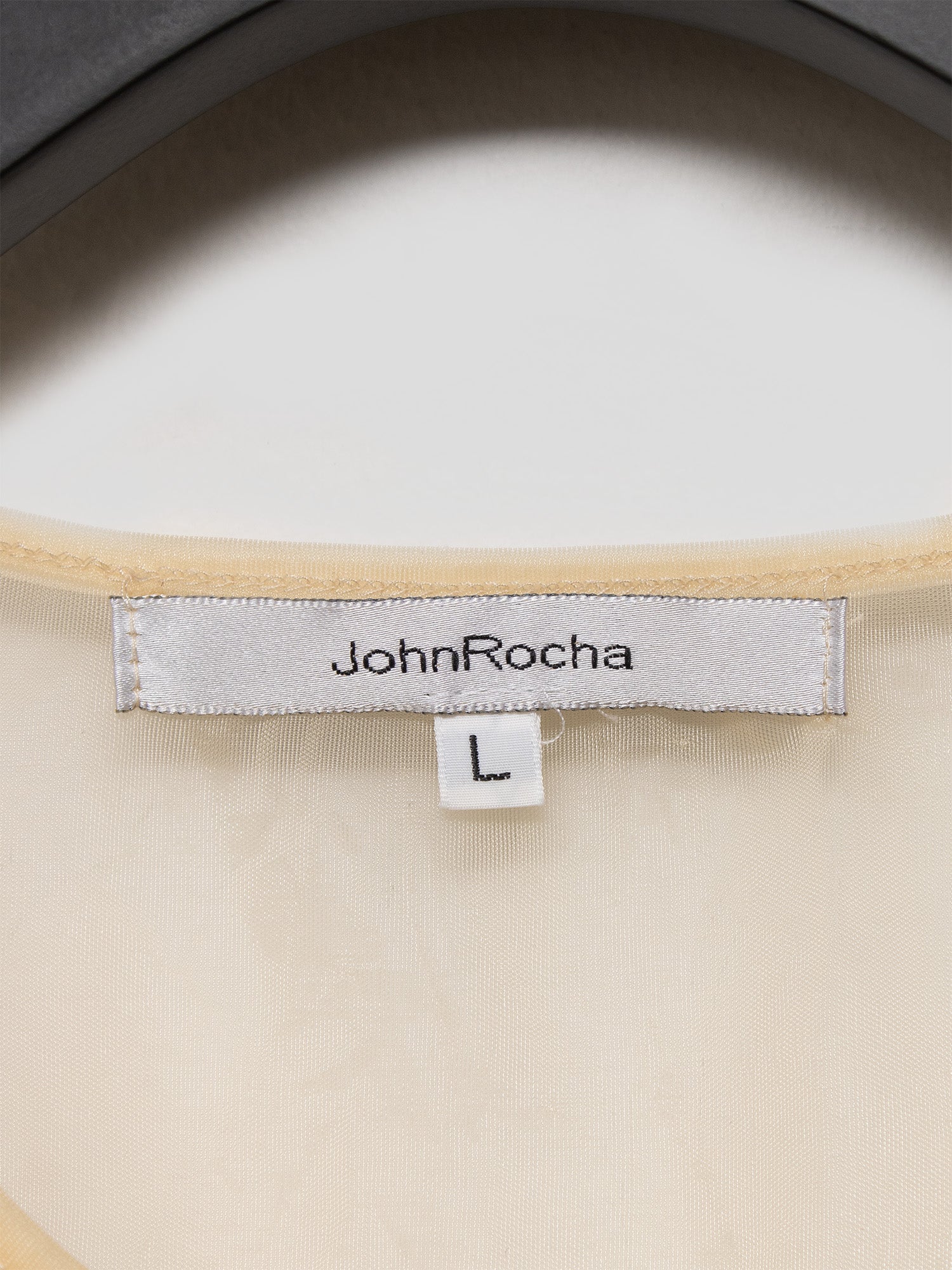 SS97 Flocked Sheer Top