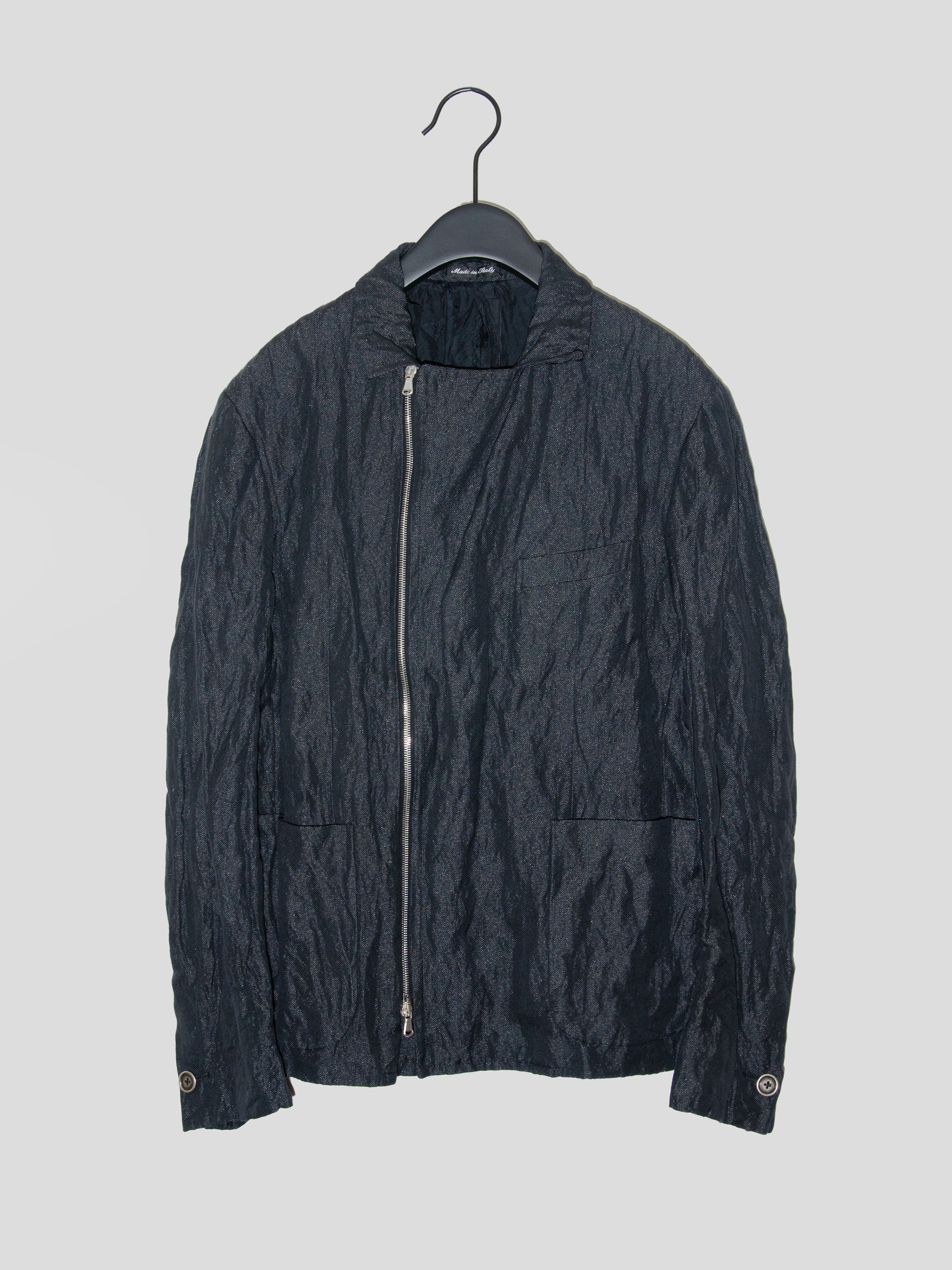 Wrinkled Zip-up Jacket