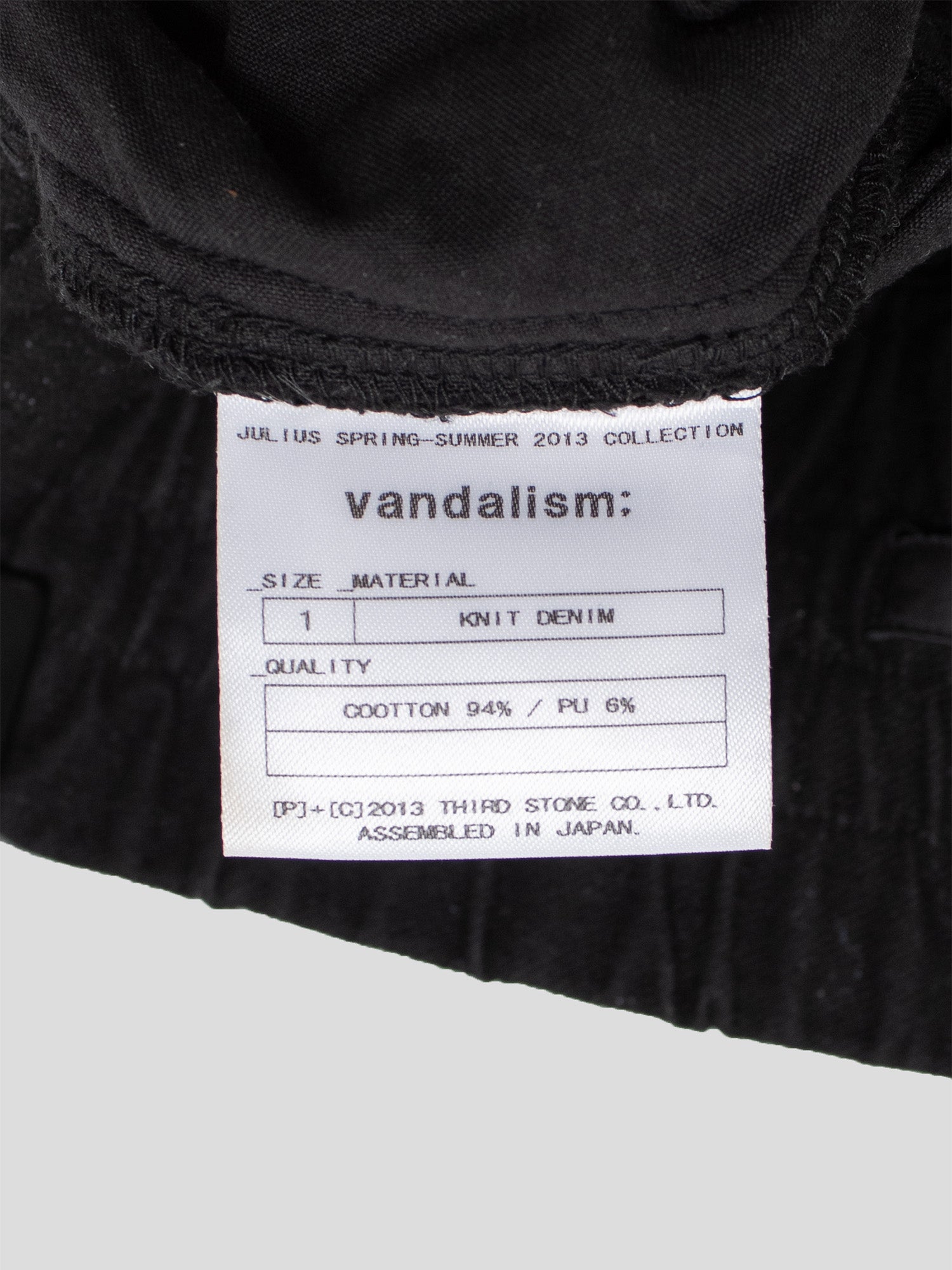 SS13 "Vandalism" Drop-Crotch Shorts