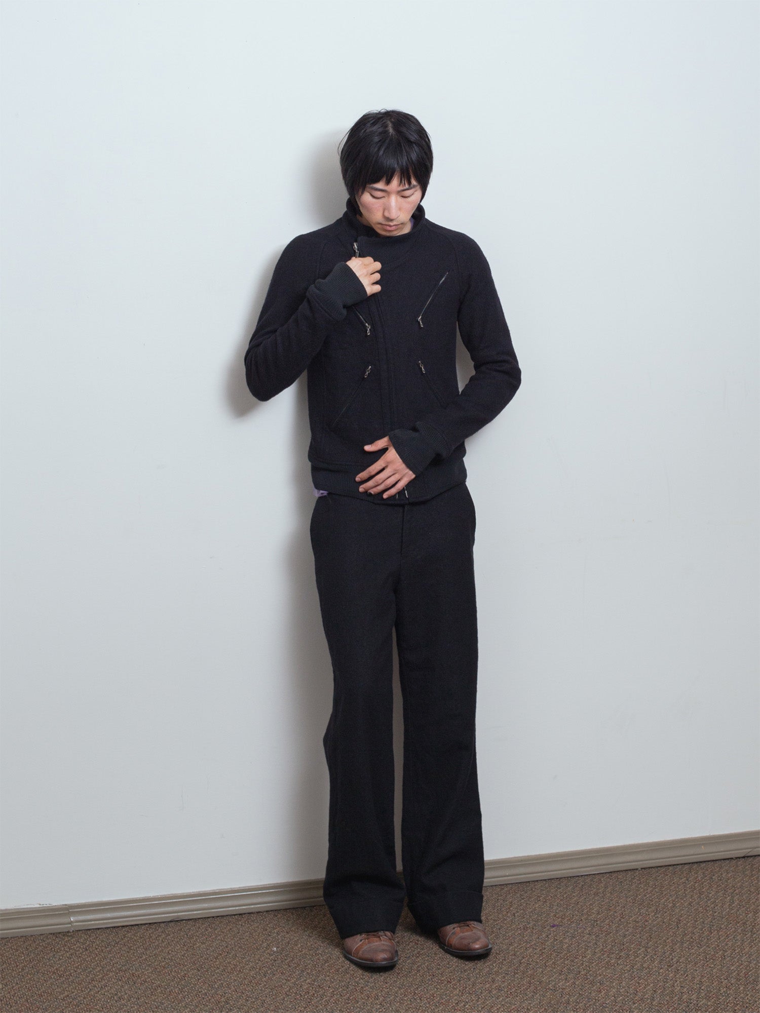 AW03 Felted Wool Trousers
