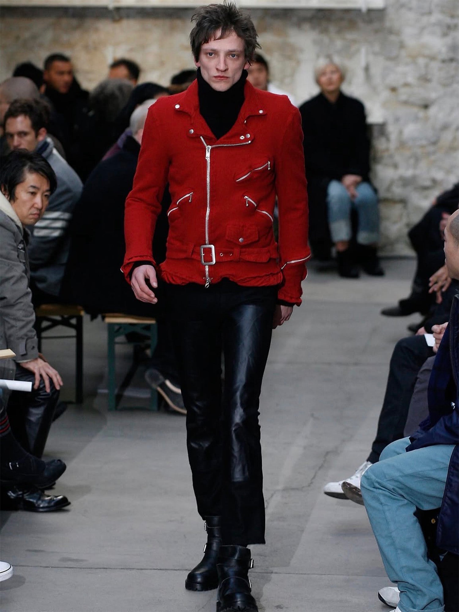 Junya Watanabe AW07 Felted Wool Biker Jacket | COMMUNE