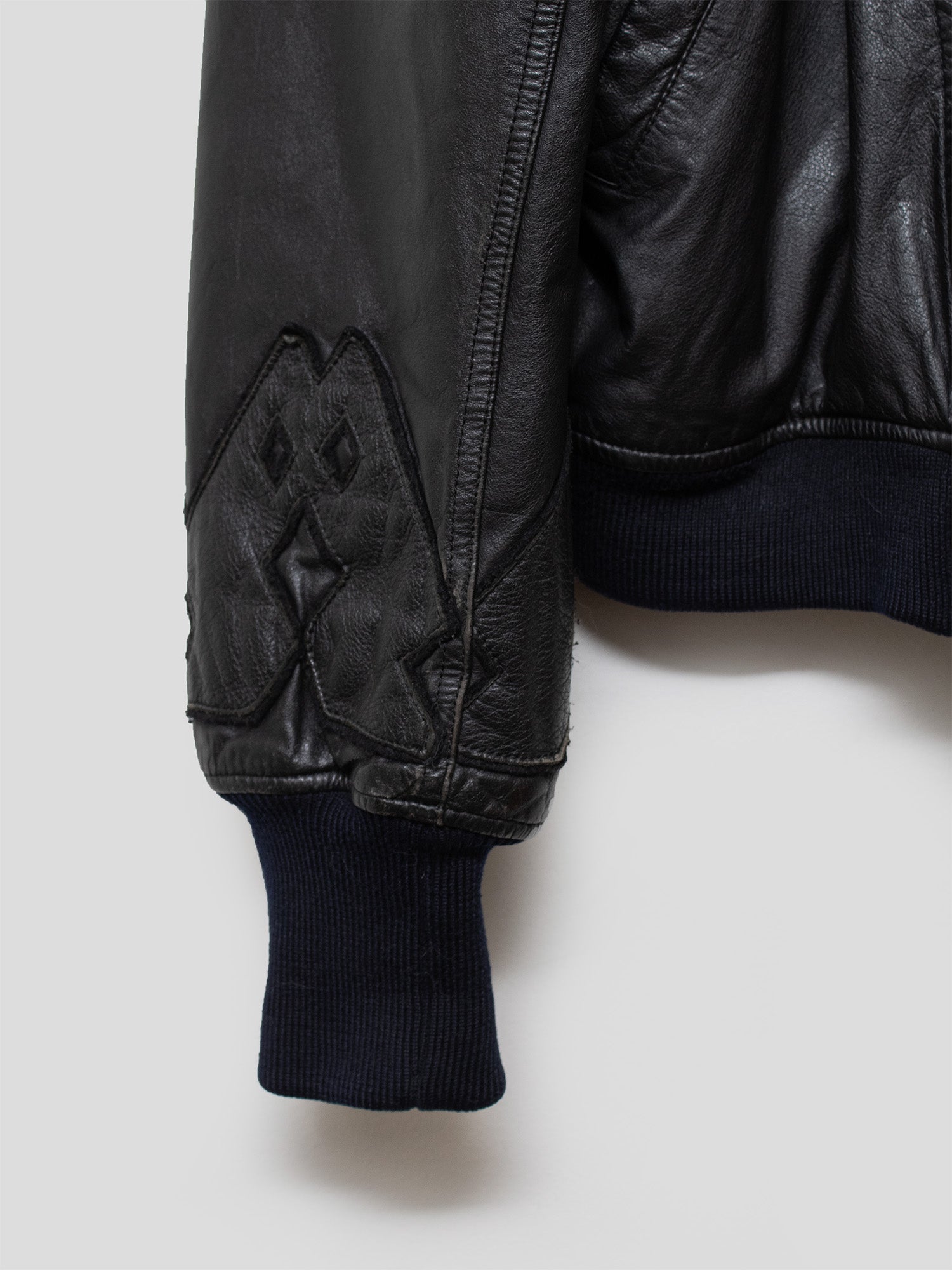 1980s Leather Bomber Jacket