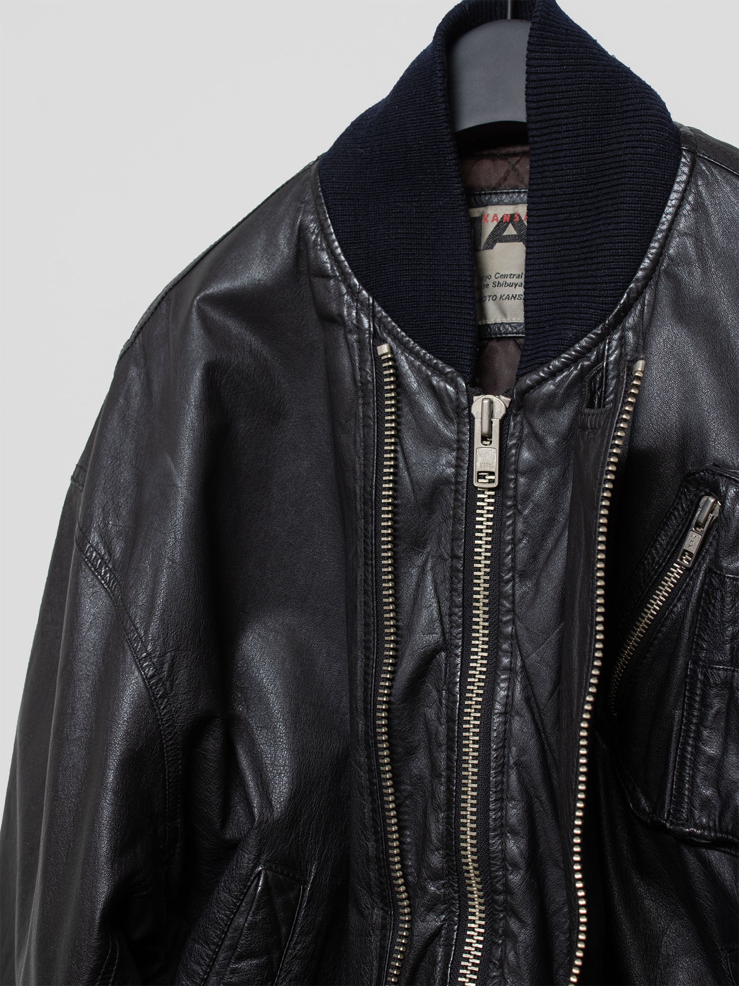 1980s Leather Bomber Jacket