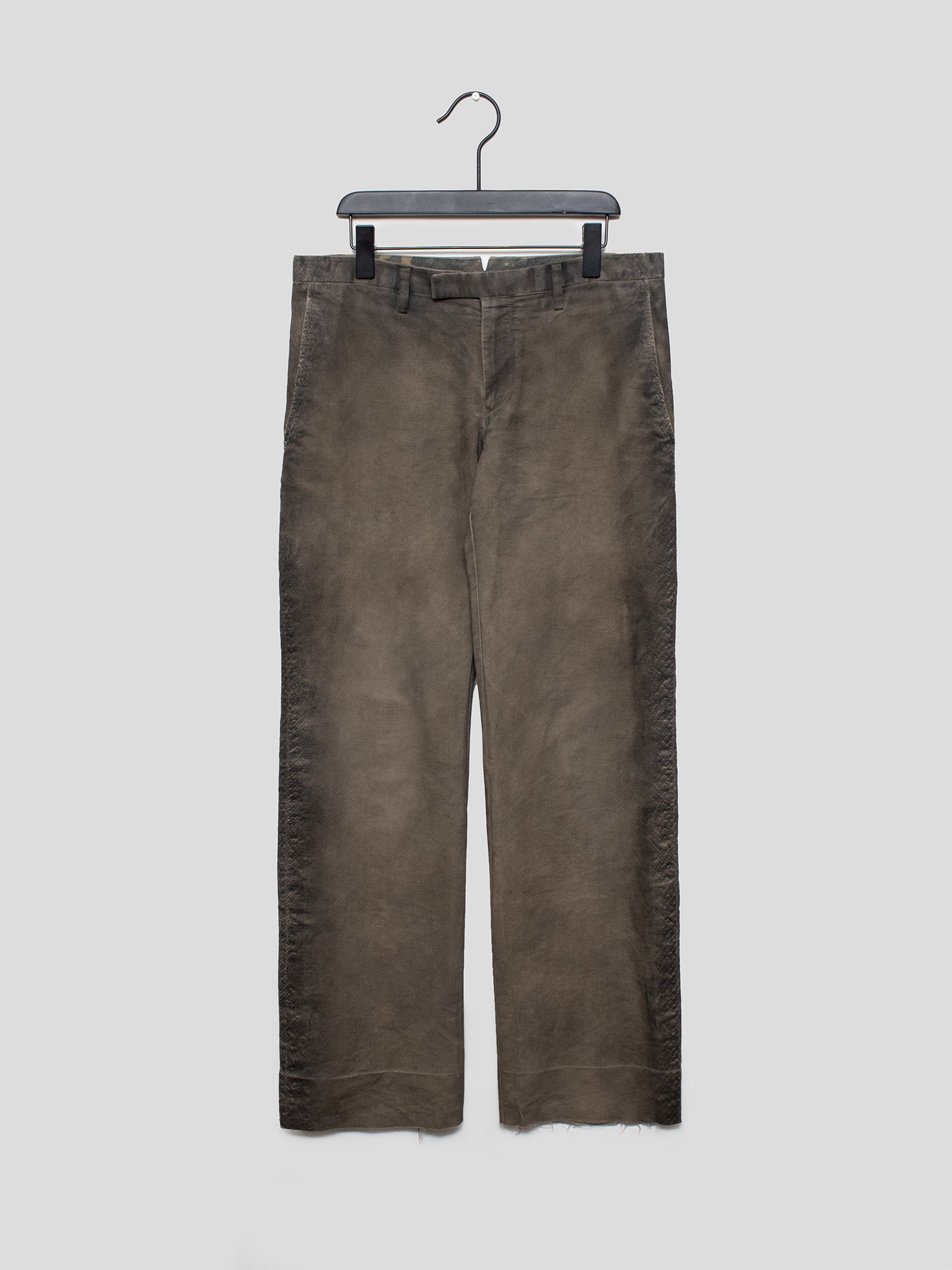 2000s Python-Embossed Trousers