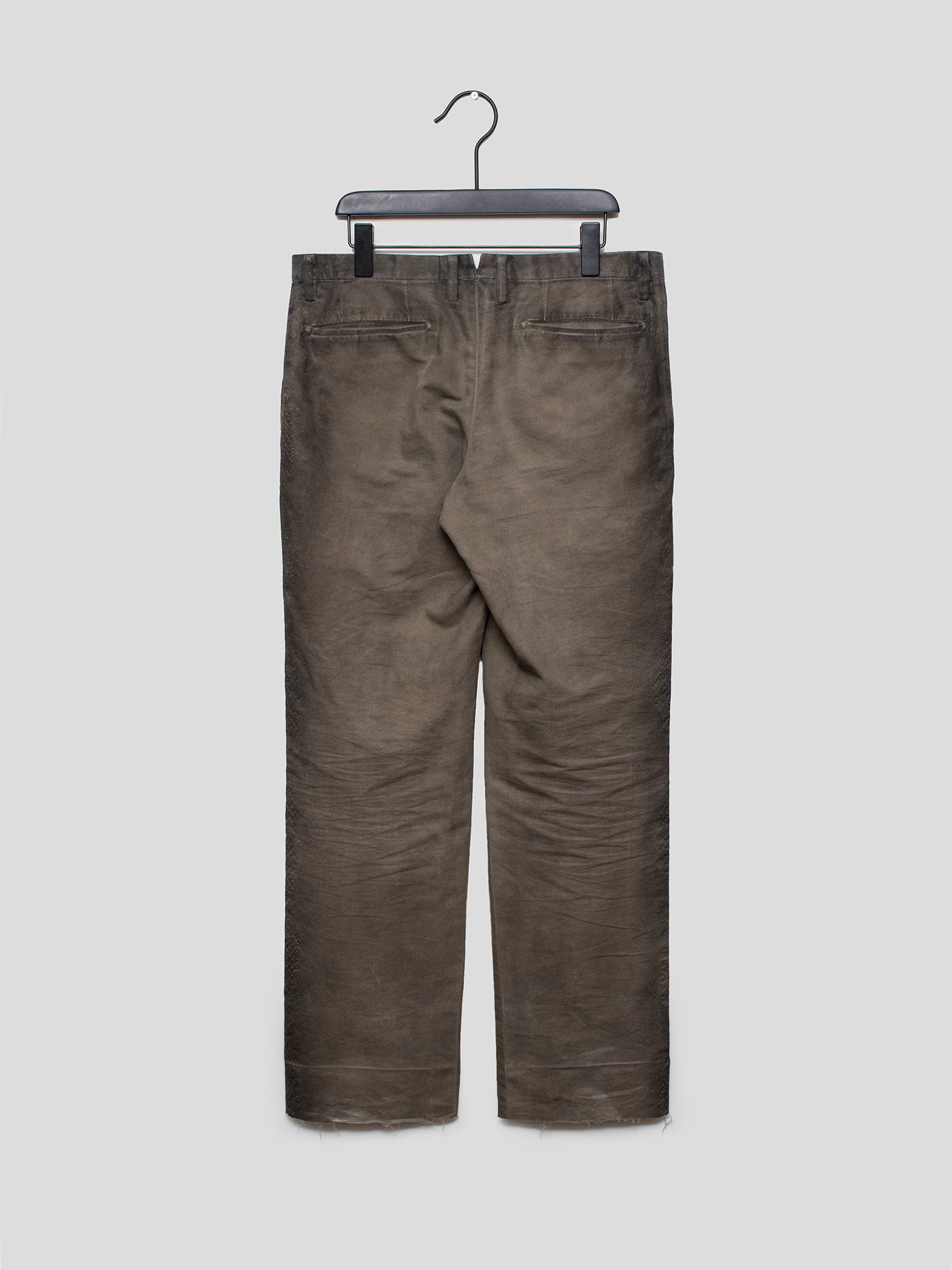 2000s Python-Embossed Trousers