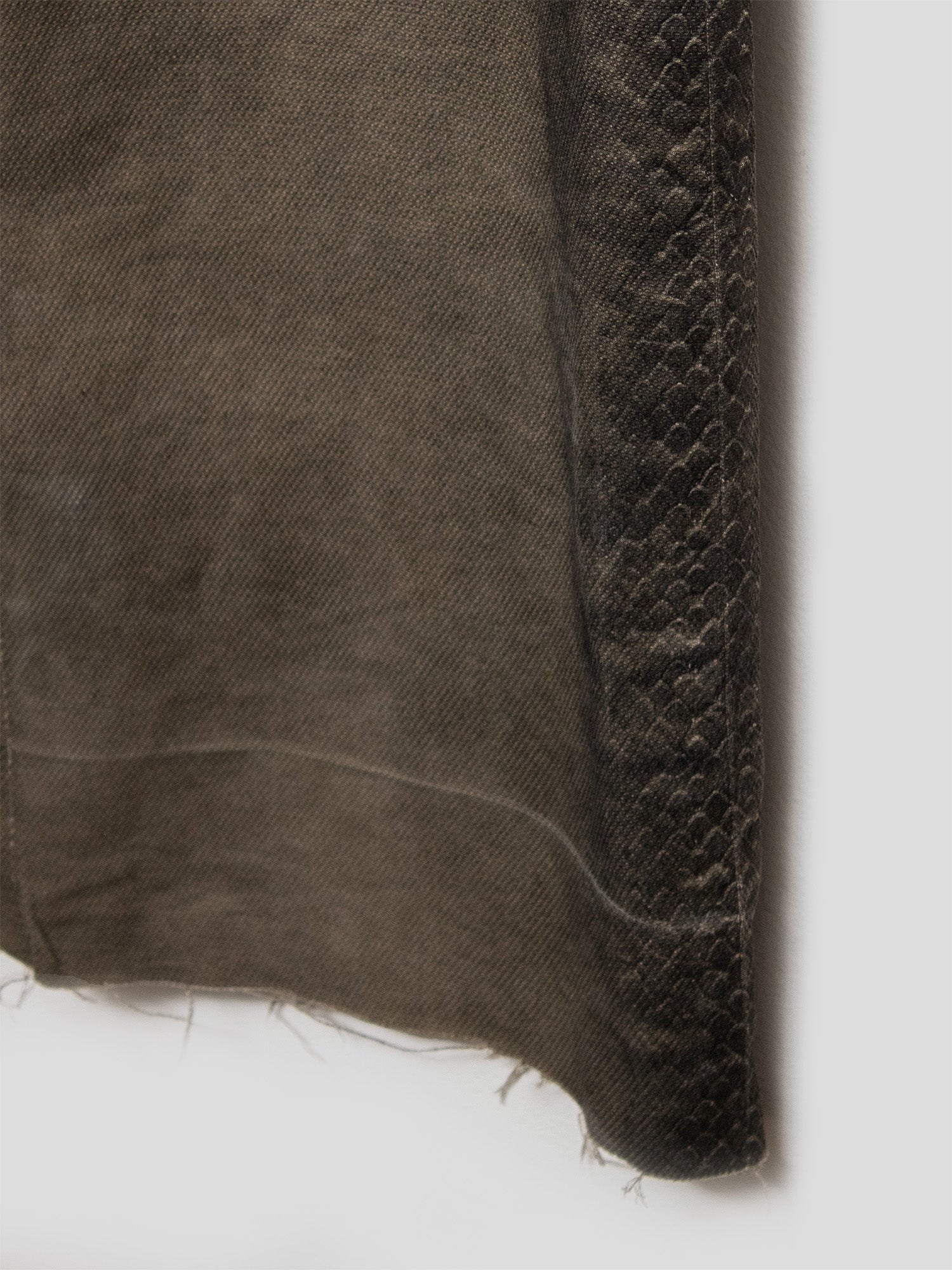 2000s Python-Embossed Trousers