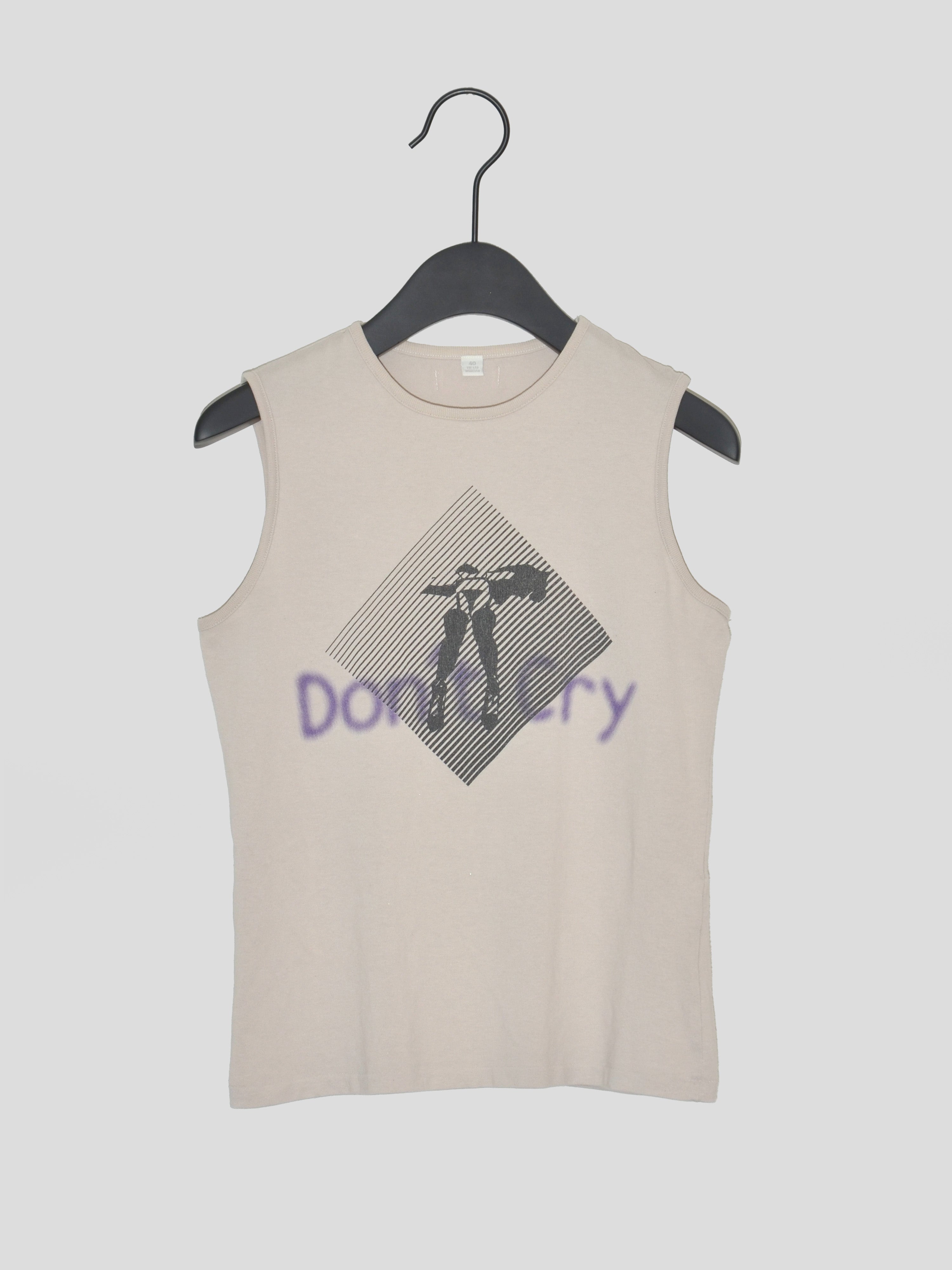 2000s "Don't Cry" Graphic Tank Top