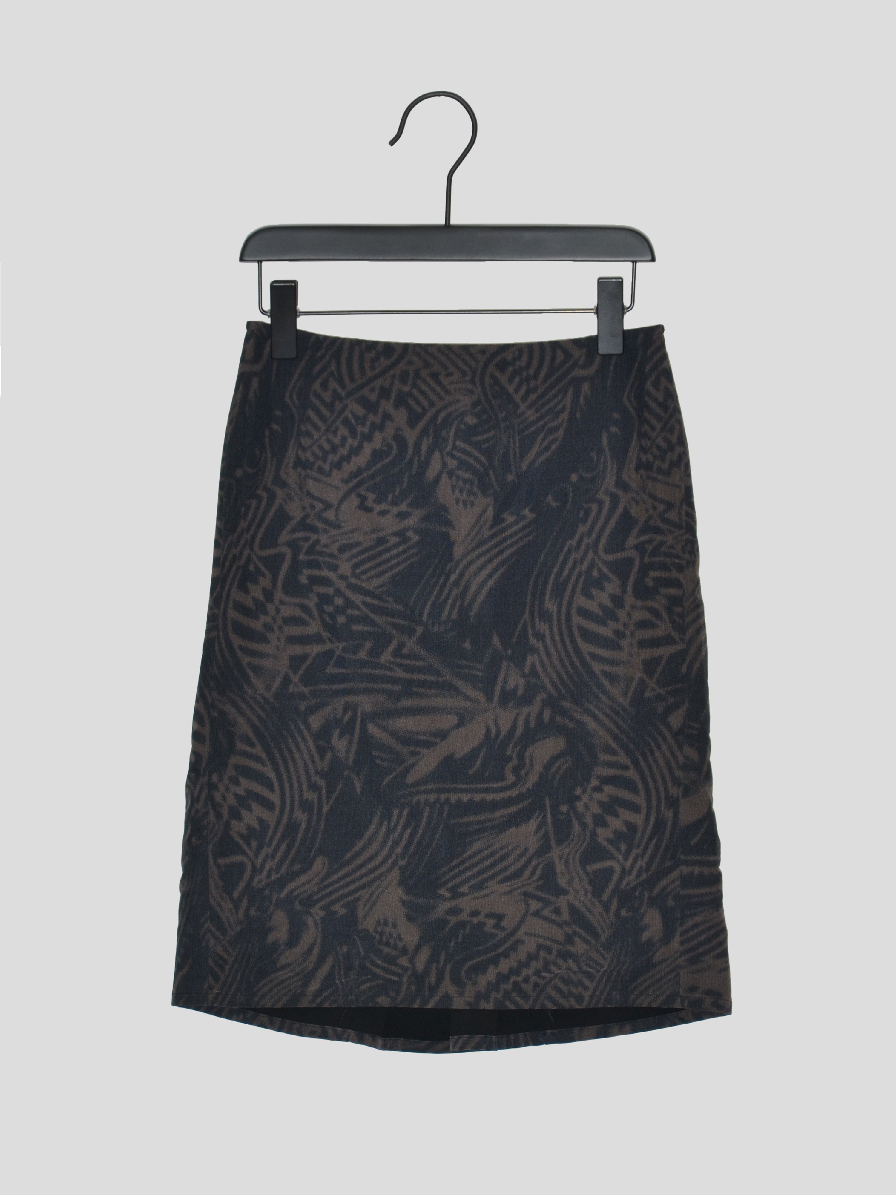 2000s Motif Print Skirt