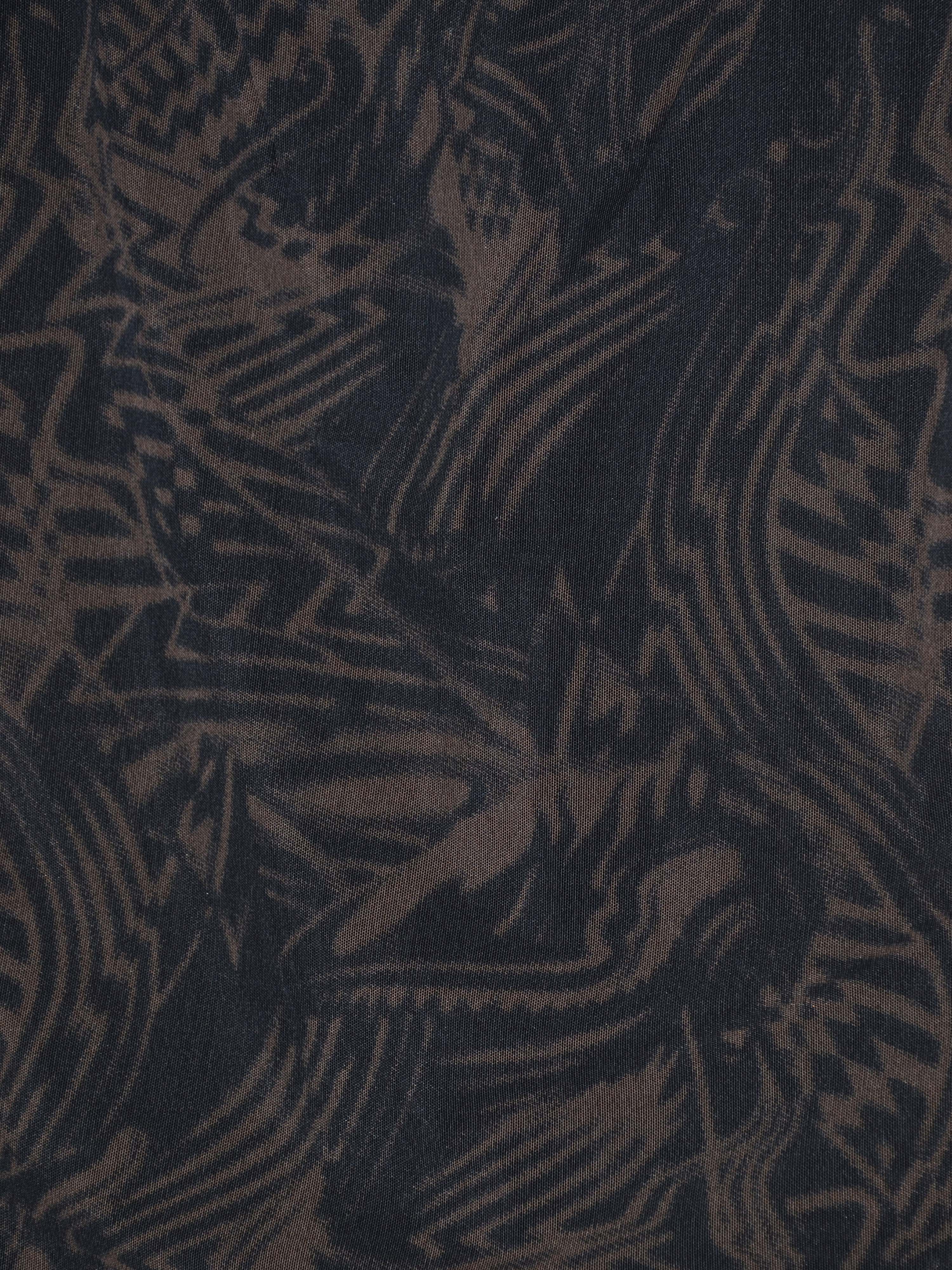 2000s Motif Print Skirt