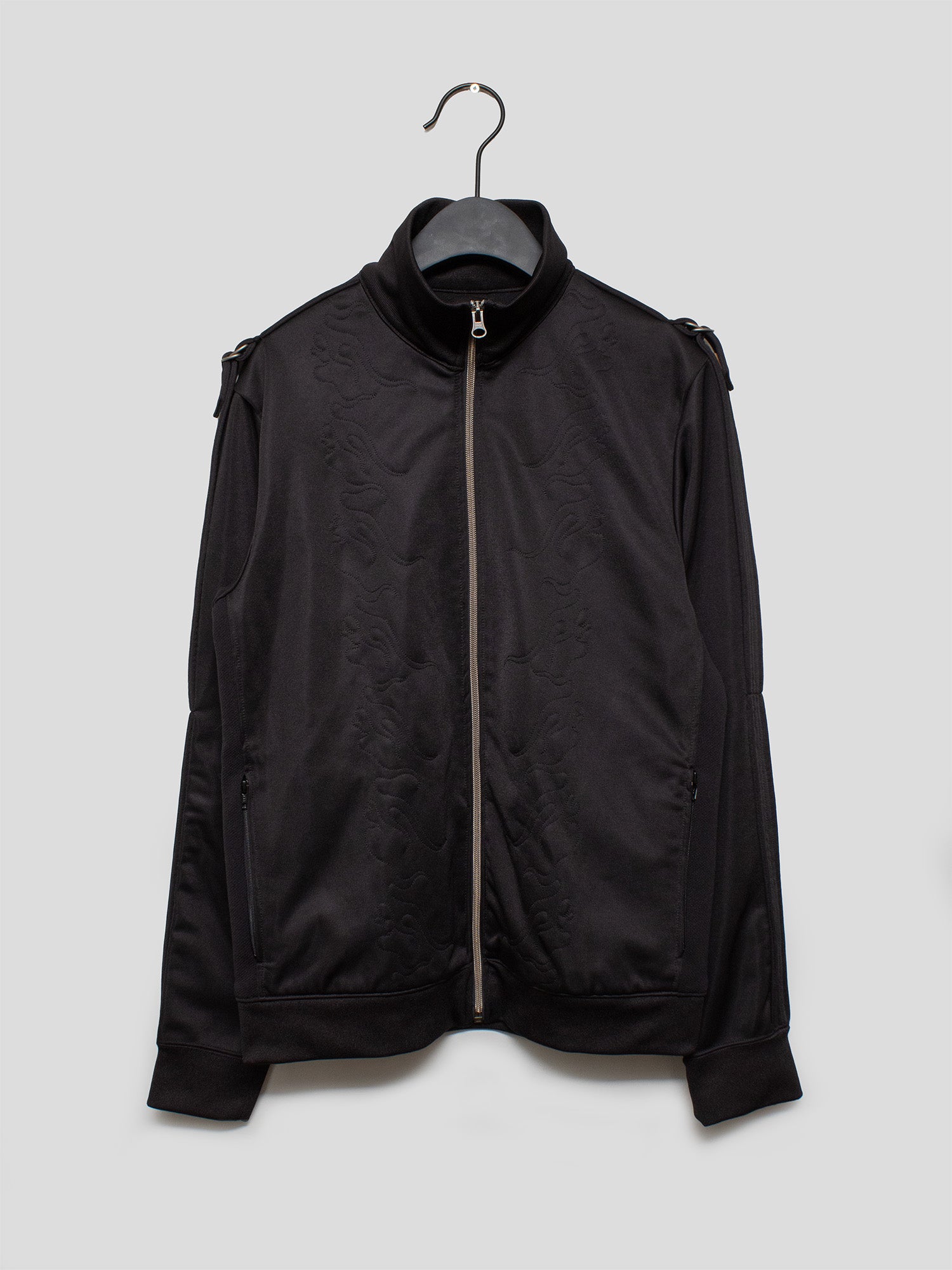 AW02 Flame-Embroidered Track Jacket