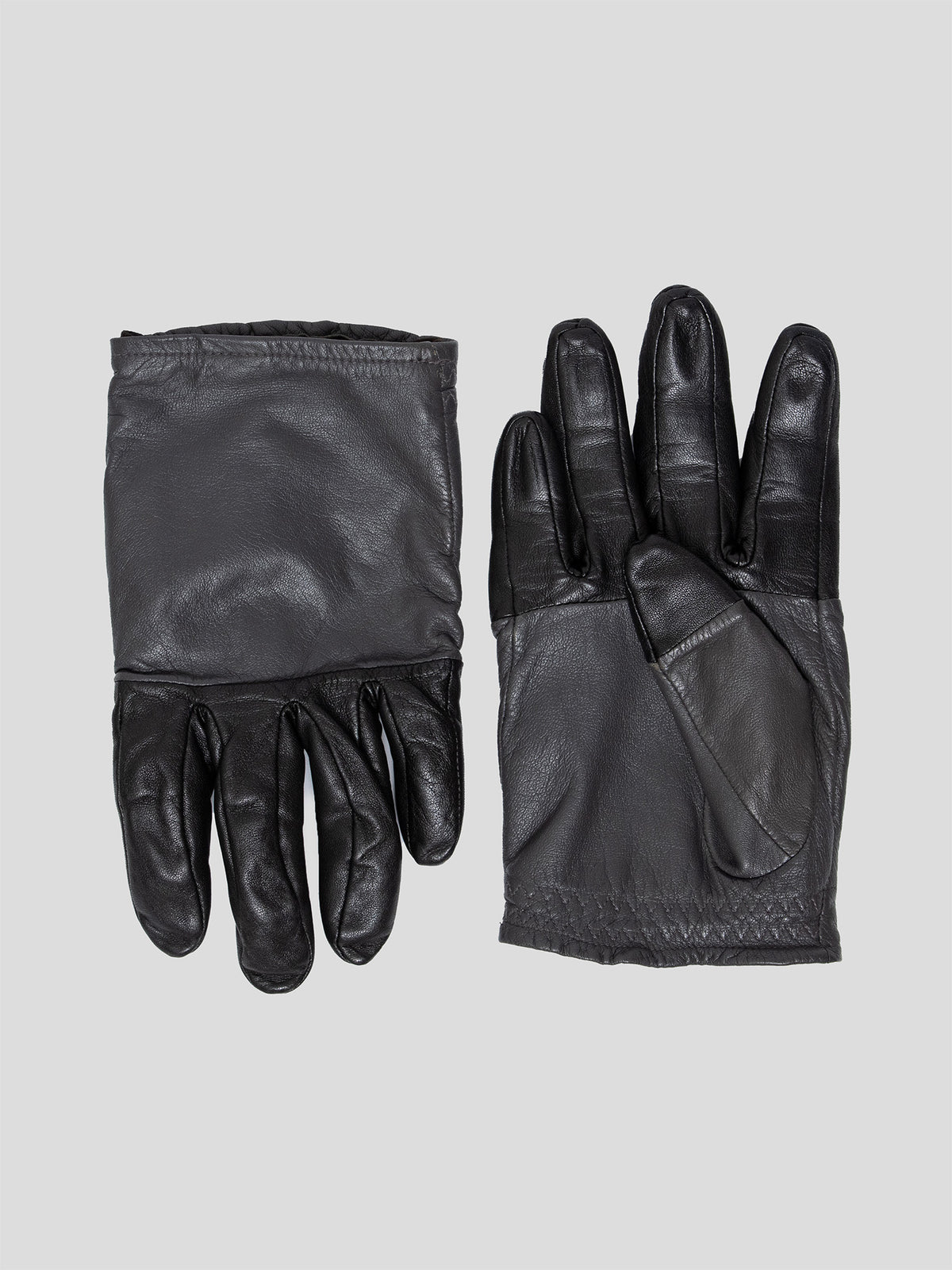 Two-Tone Leather Gloves
