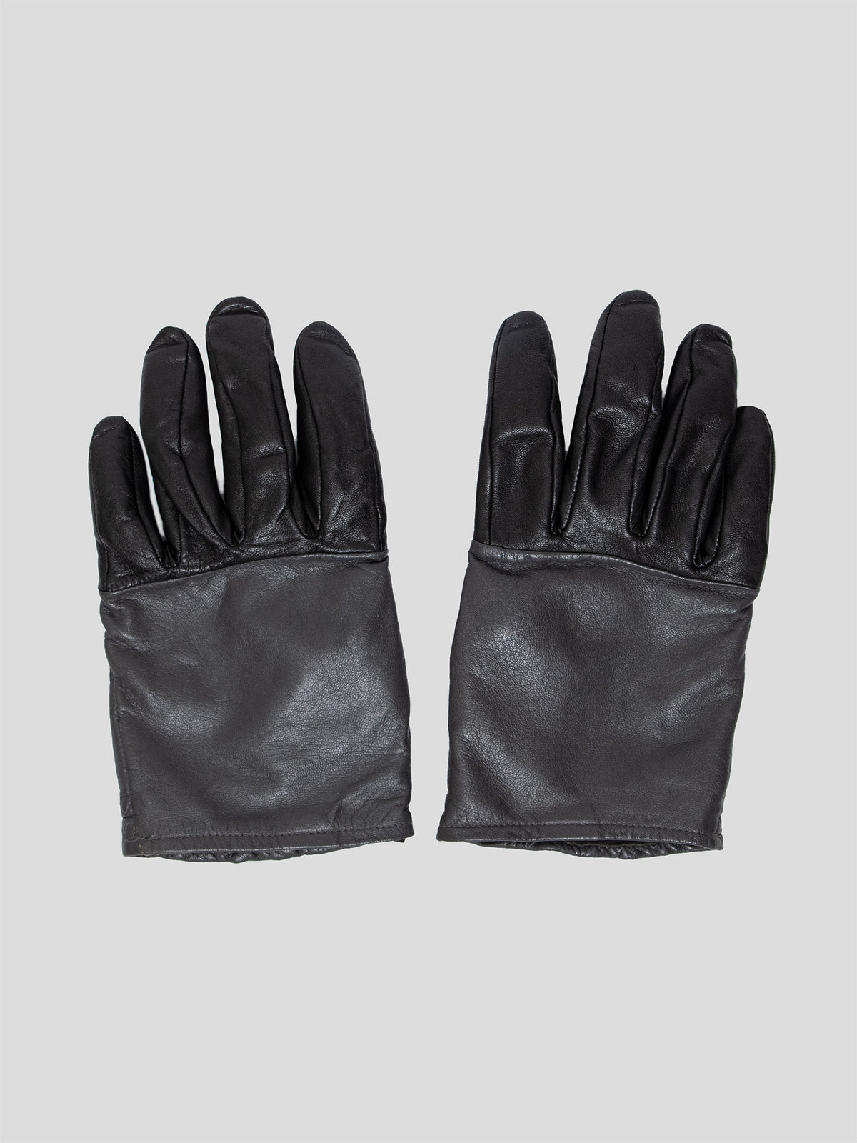 Two-Tone Leather Gloves