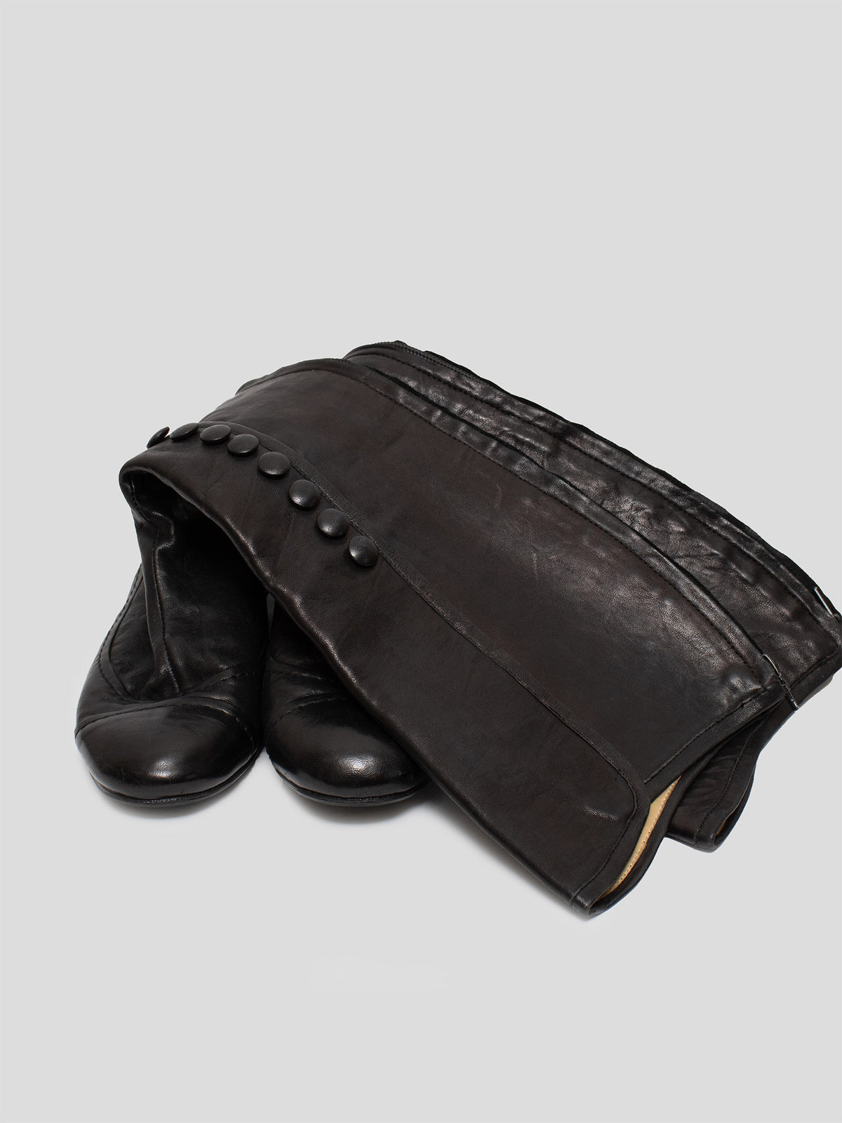 AW06 Leather Riding Boots