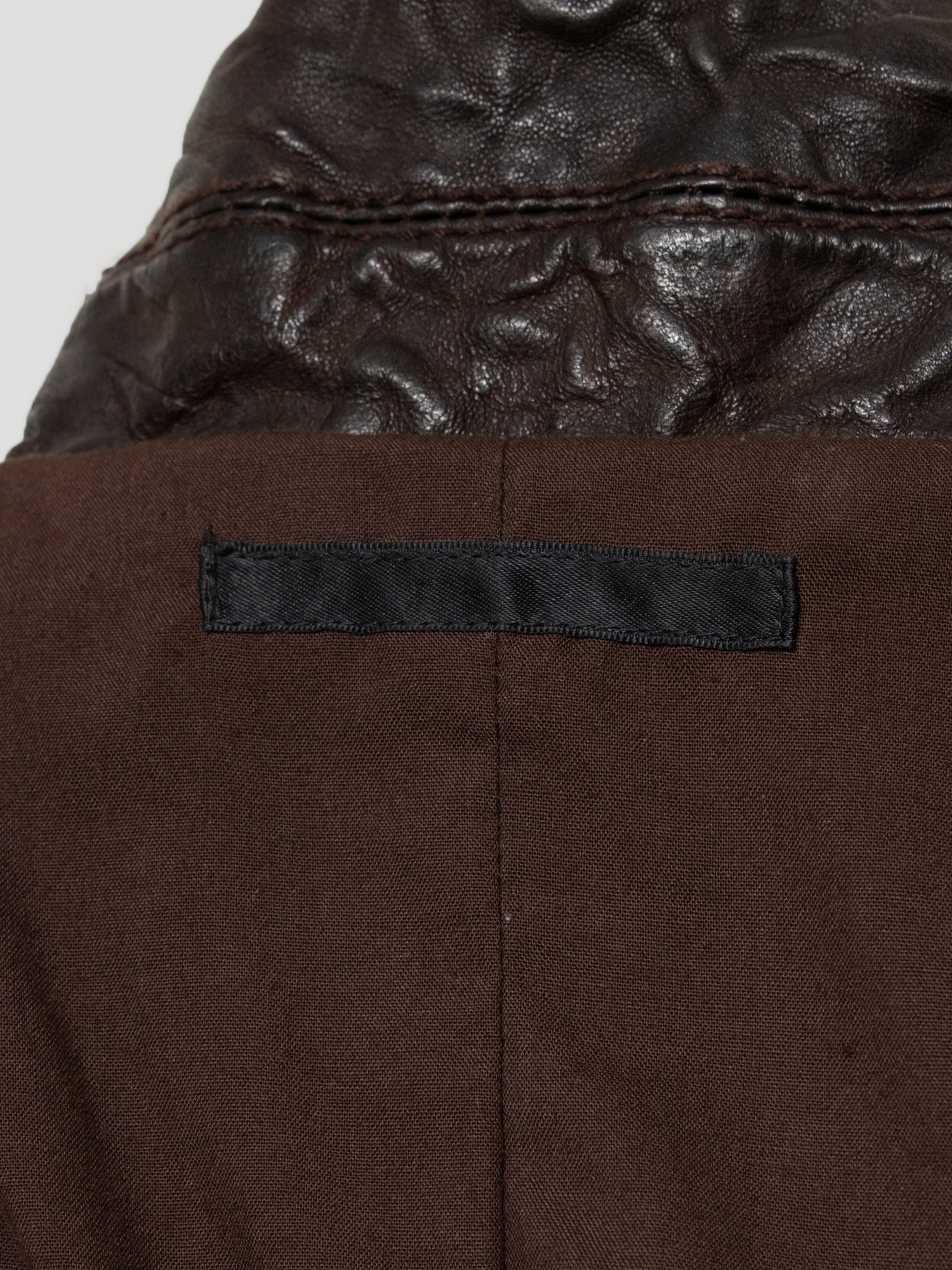 Luva Tram Crinkled Sheepskin Leather Jacket | COMMUNE