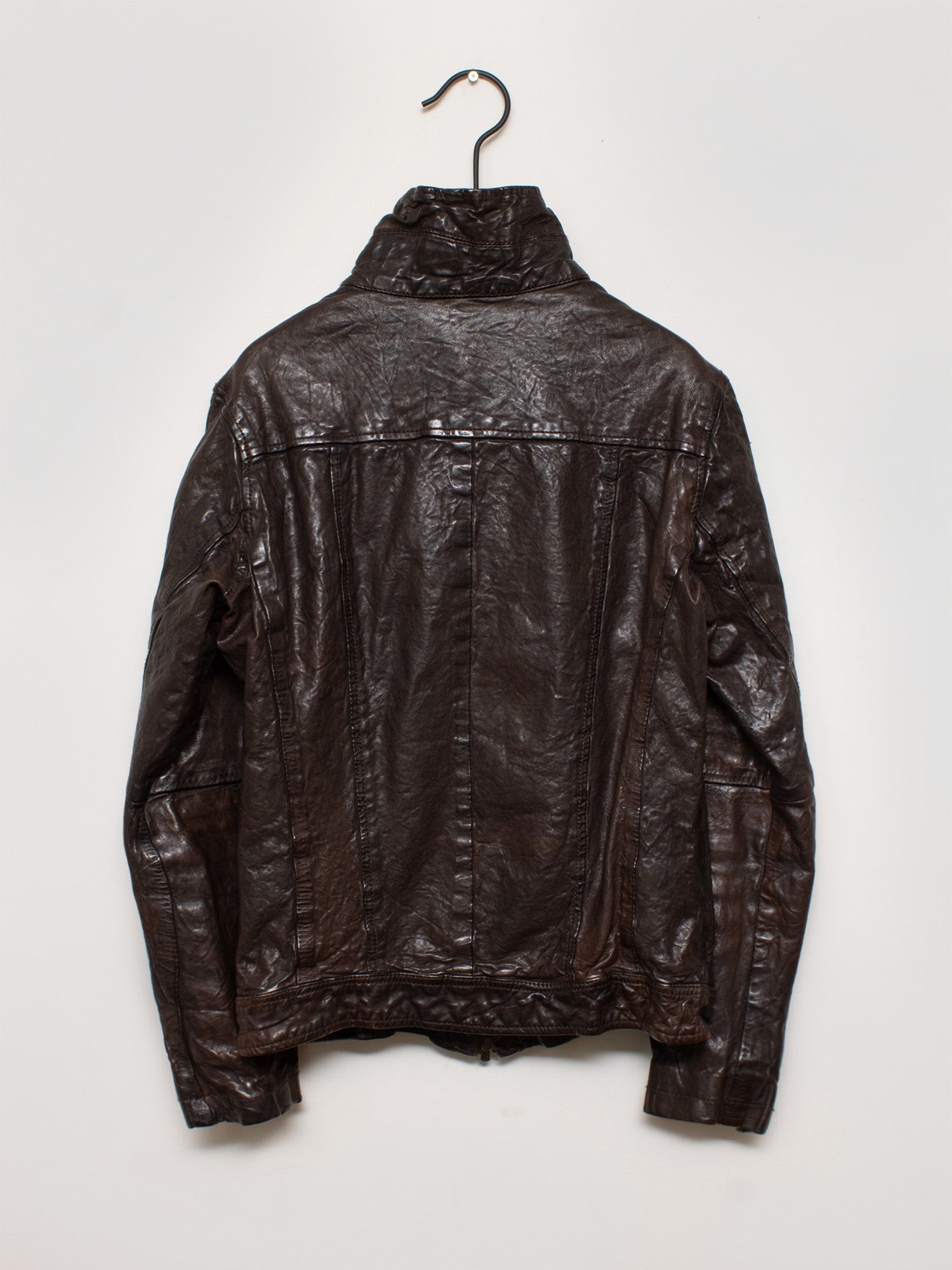 Crinkled Sheepskin Jacket