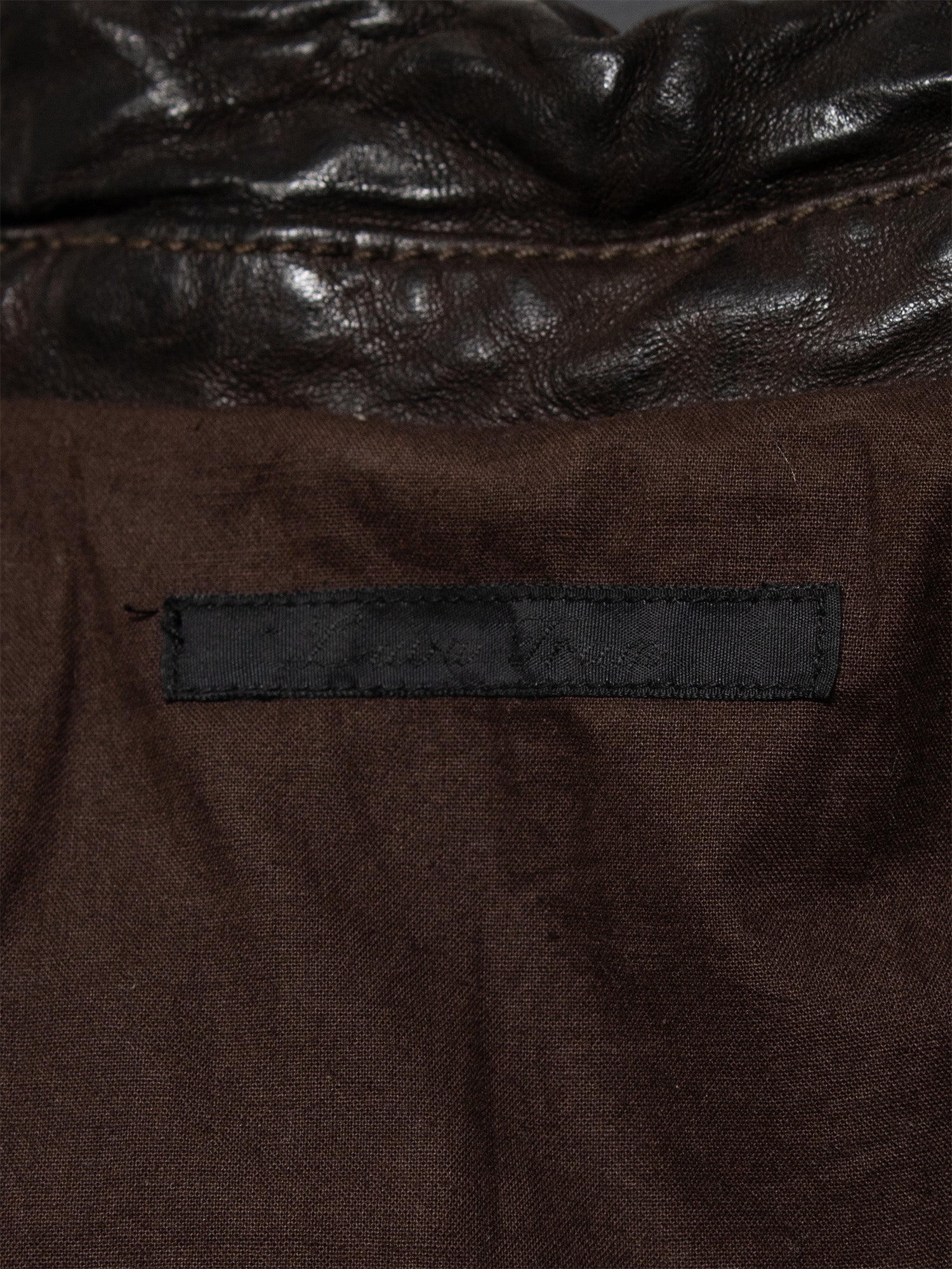 Crinkled Sheepskin Jacket