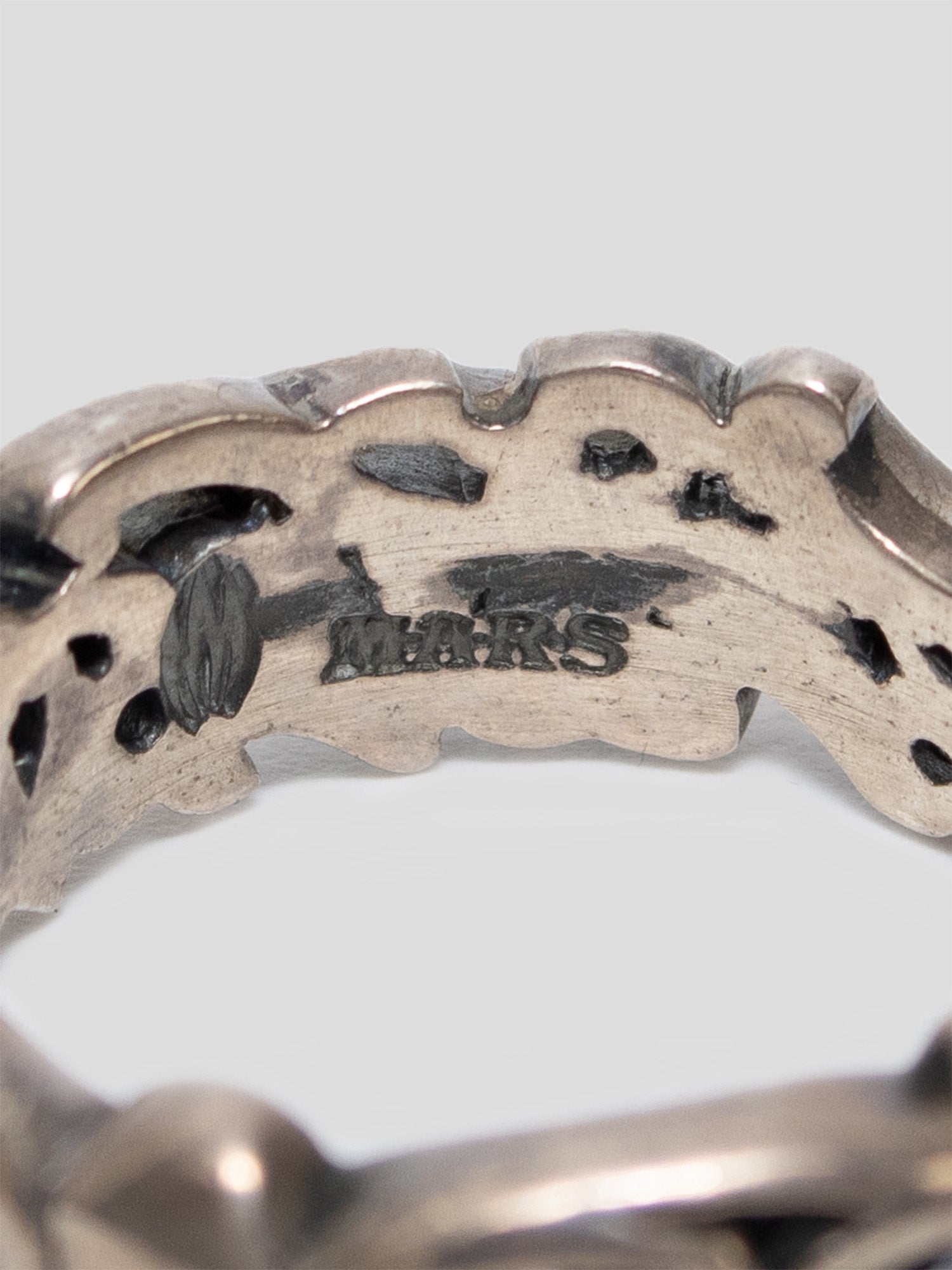 2000s Floral Silver Ring