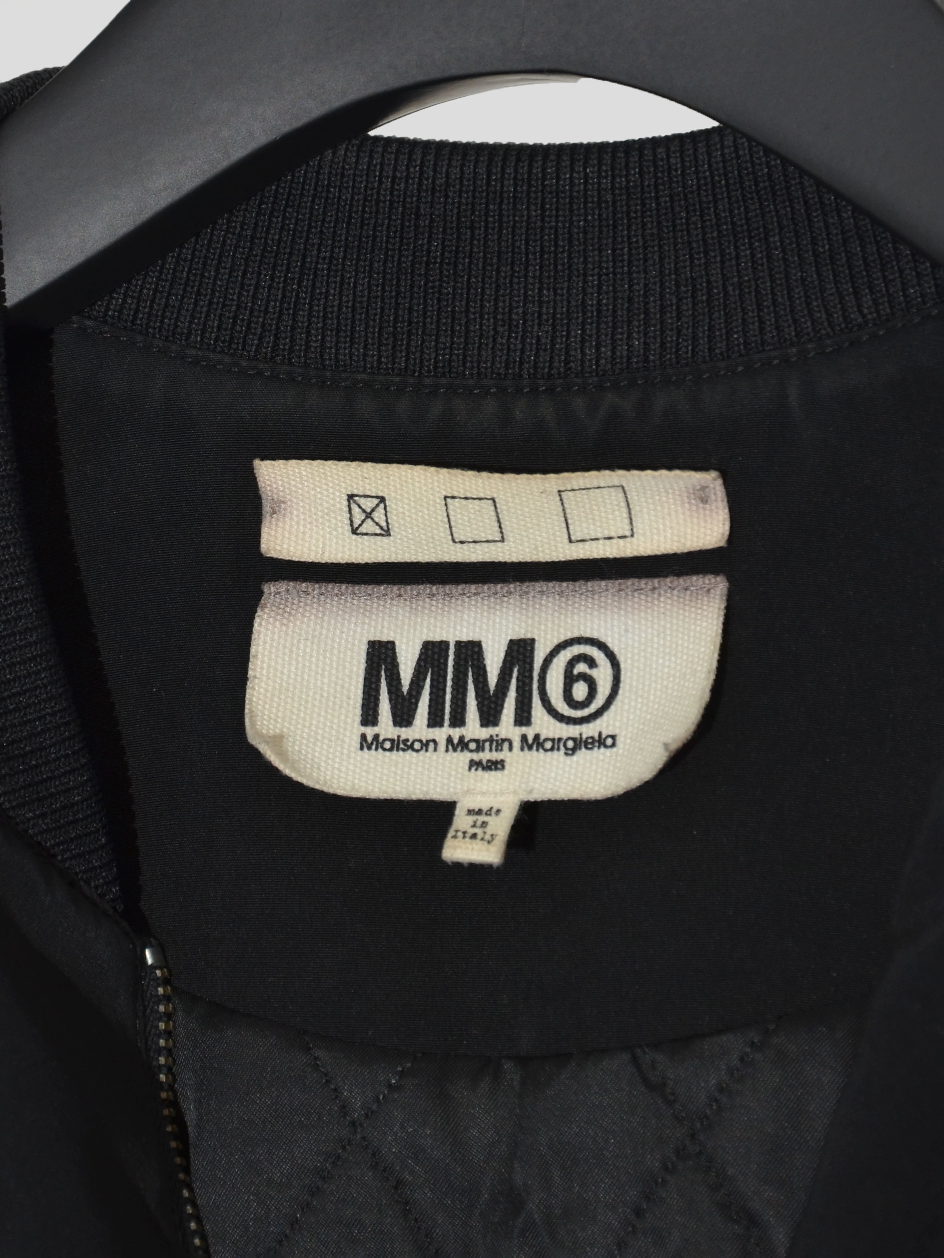 Maison Martin Margiela SS14 Resin Coated Bomber Jacket Commune 1