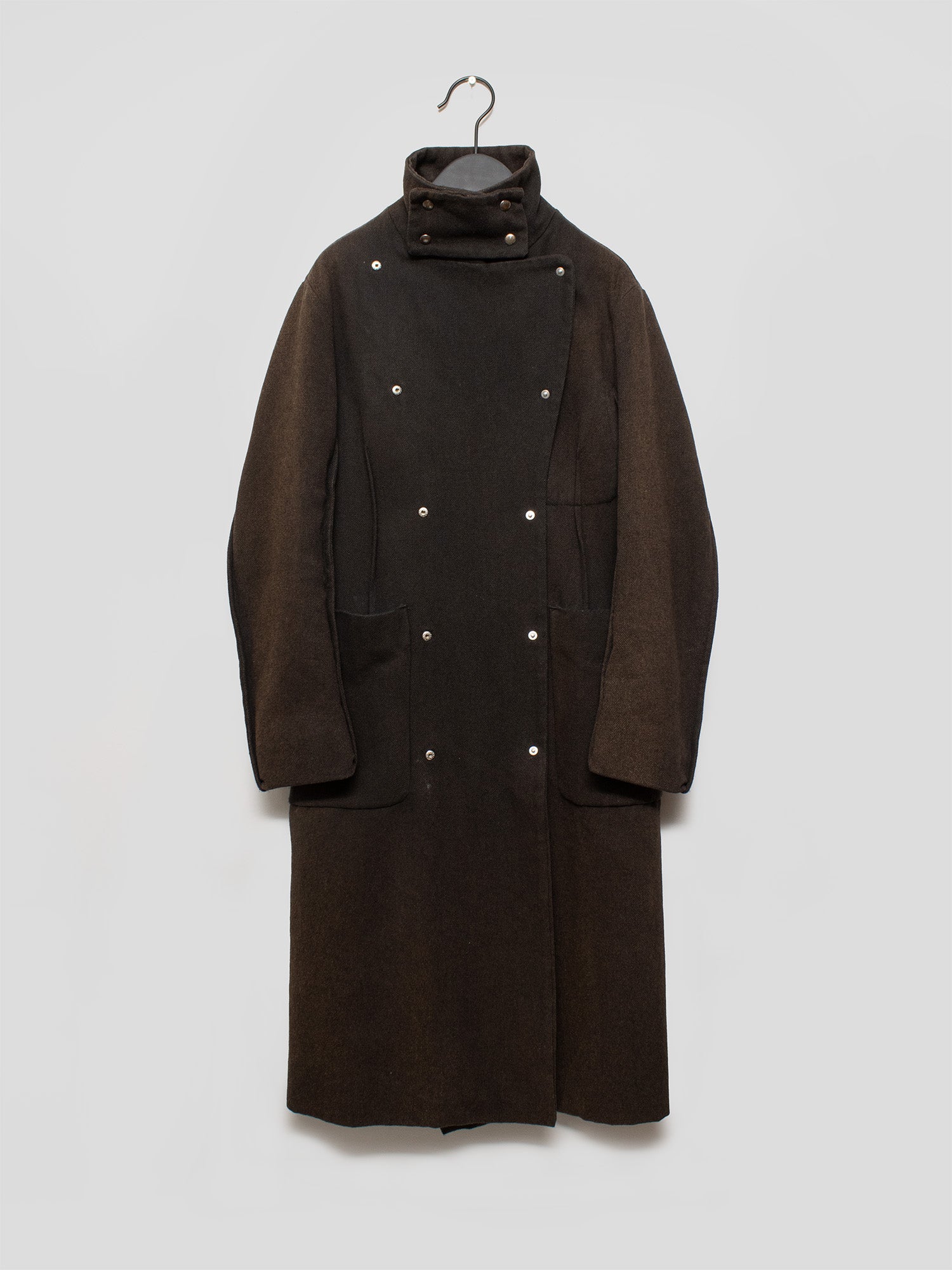 AW04 Snap Buttoned Long Coat
