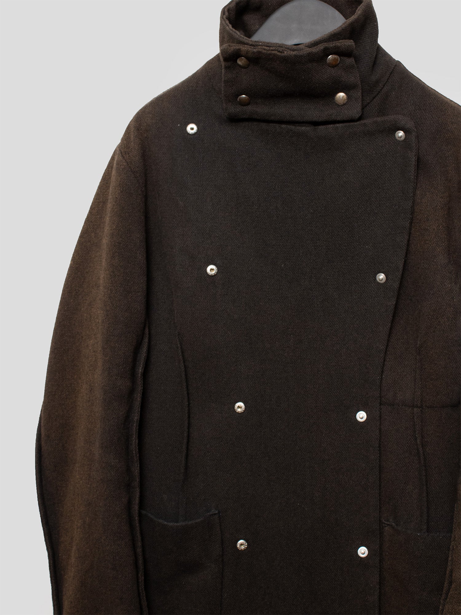 AW04 Snap Buttoned Long Coat
