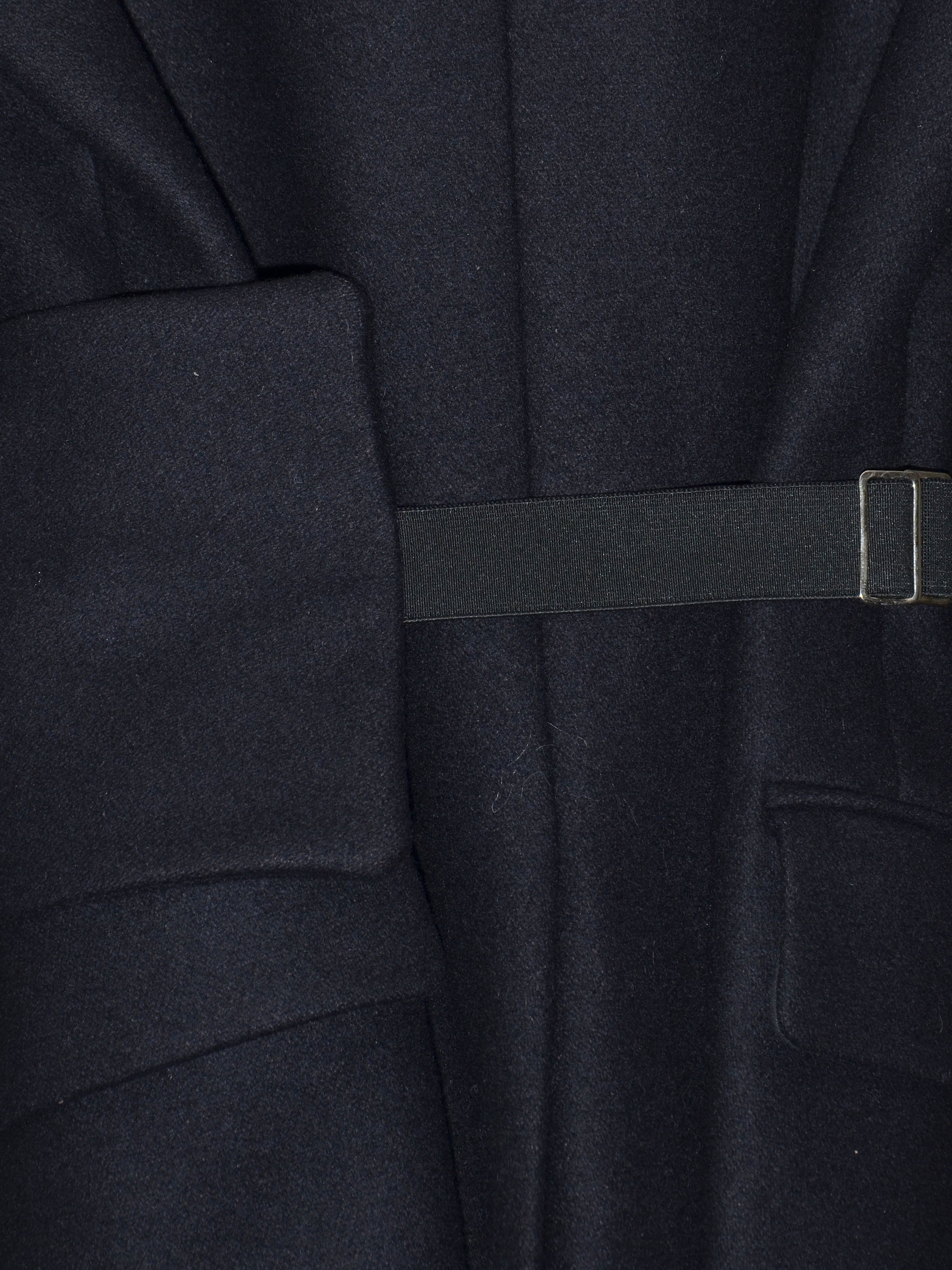 AW96 Oversized Coat with Buckled Obi Belt