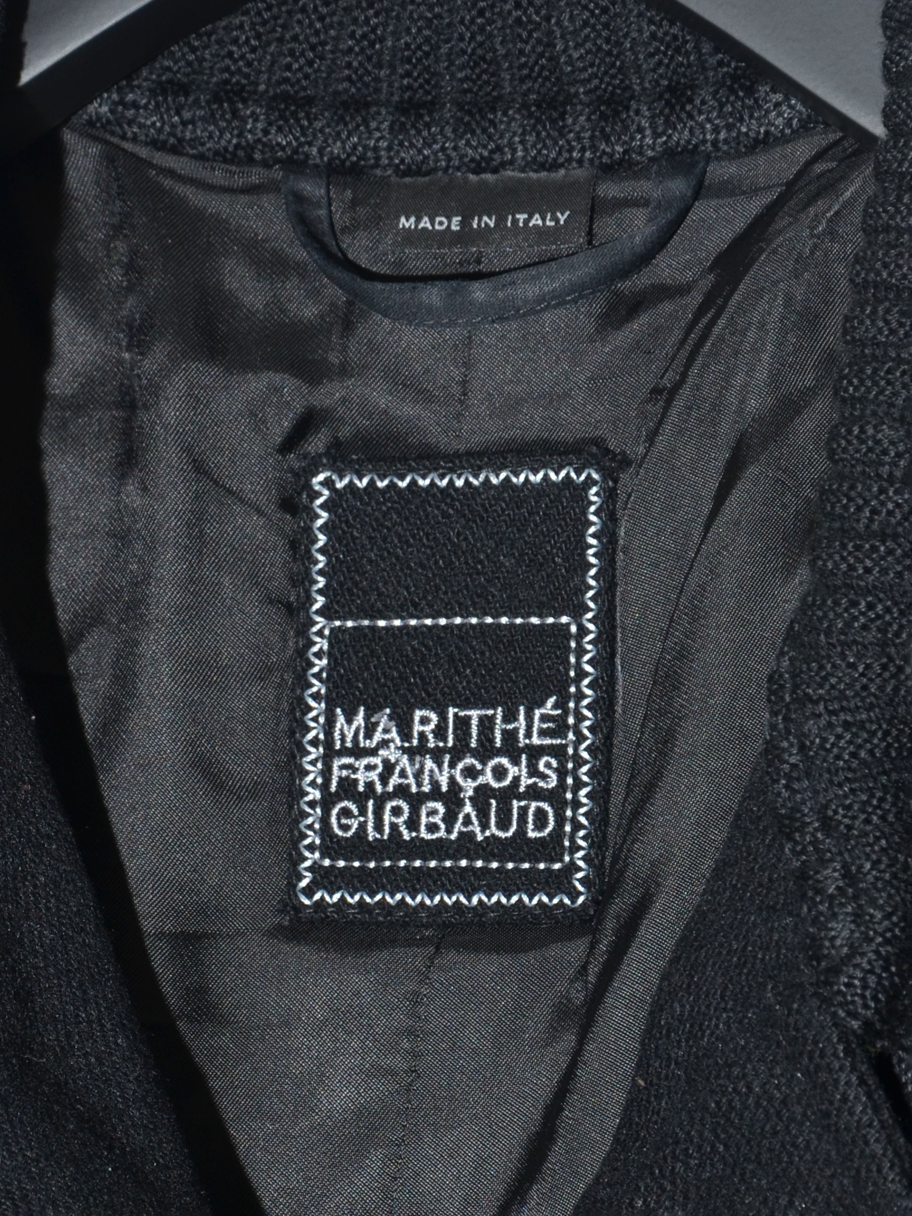 Scarfed Wool Coat