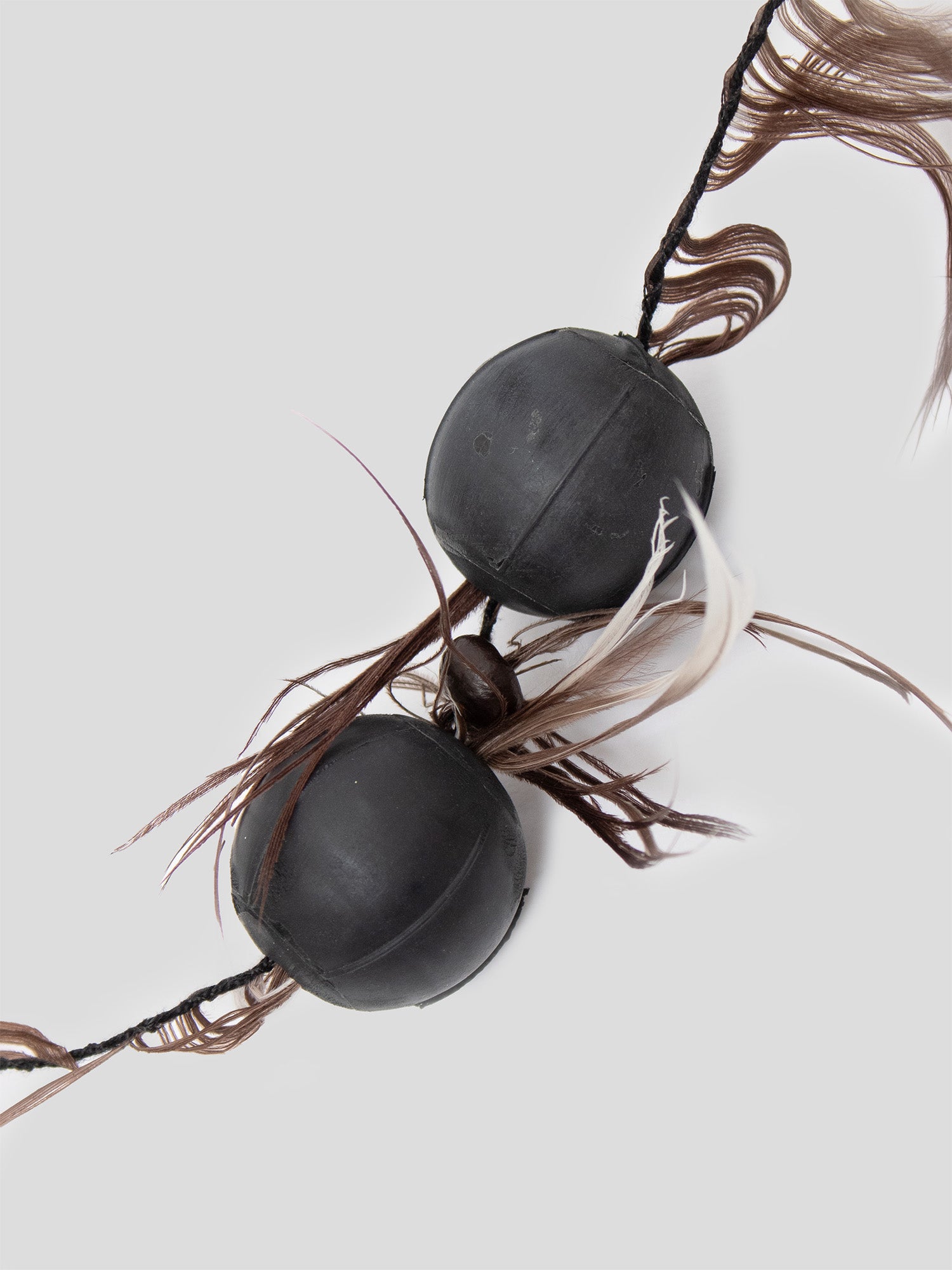 Bead and Feather Necklace