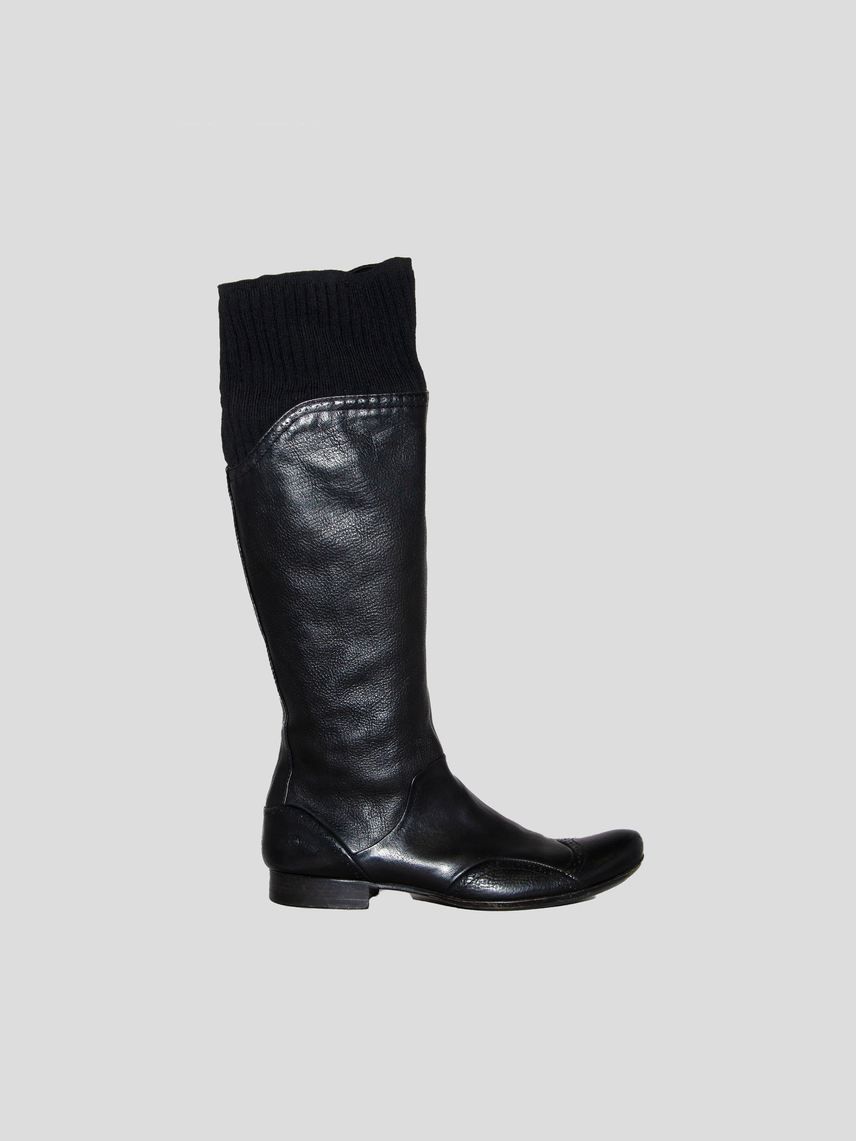 Wingtip Tall Boots