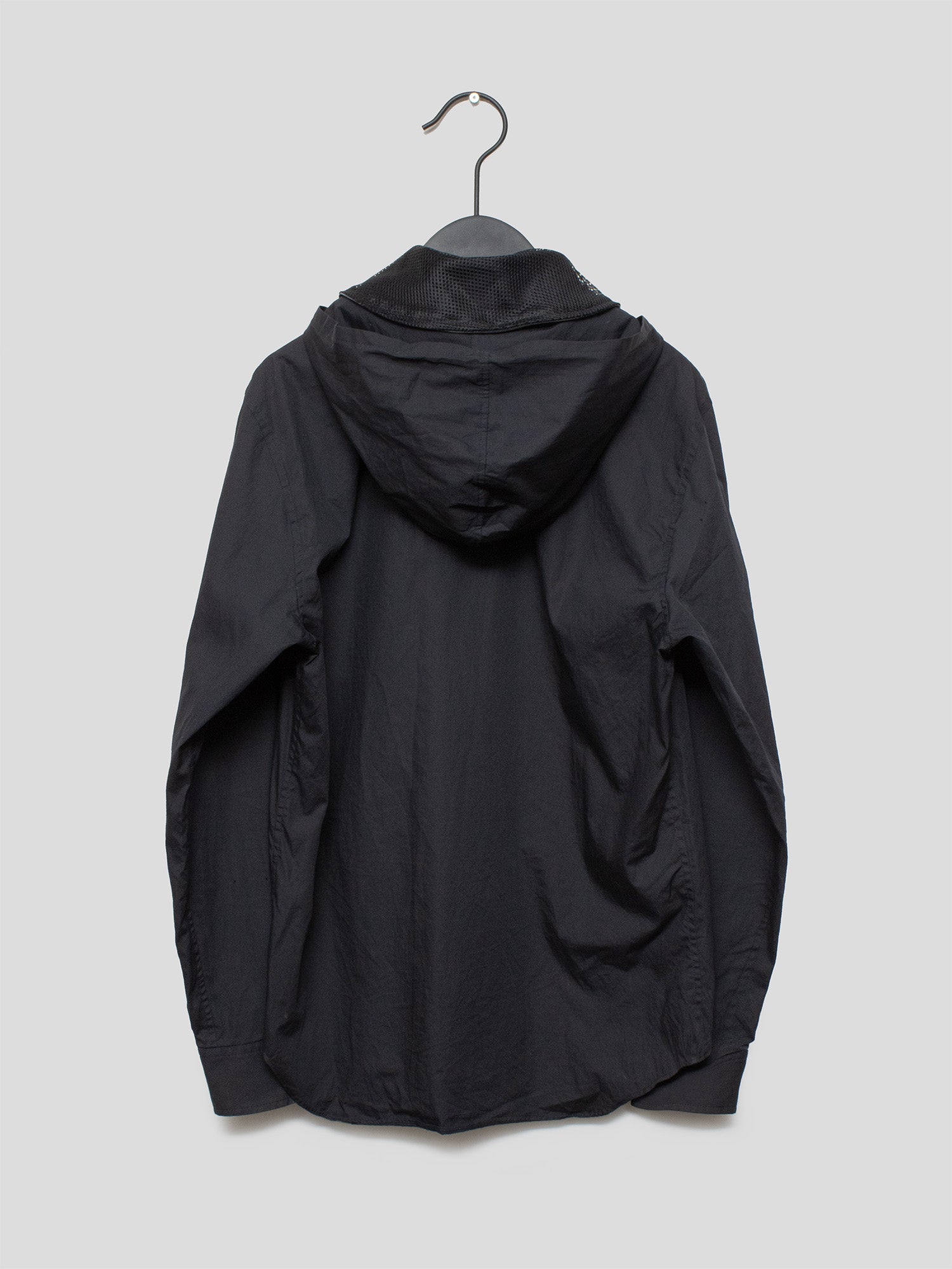 2000s Hooded Button-Up Shirt
