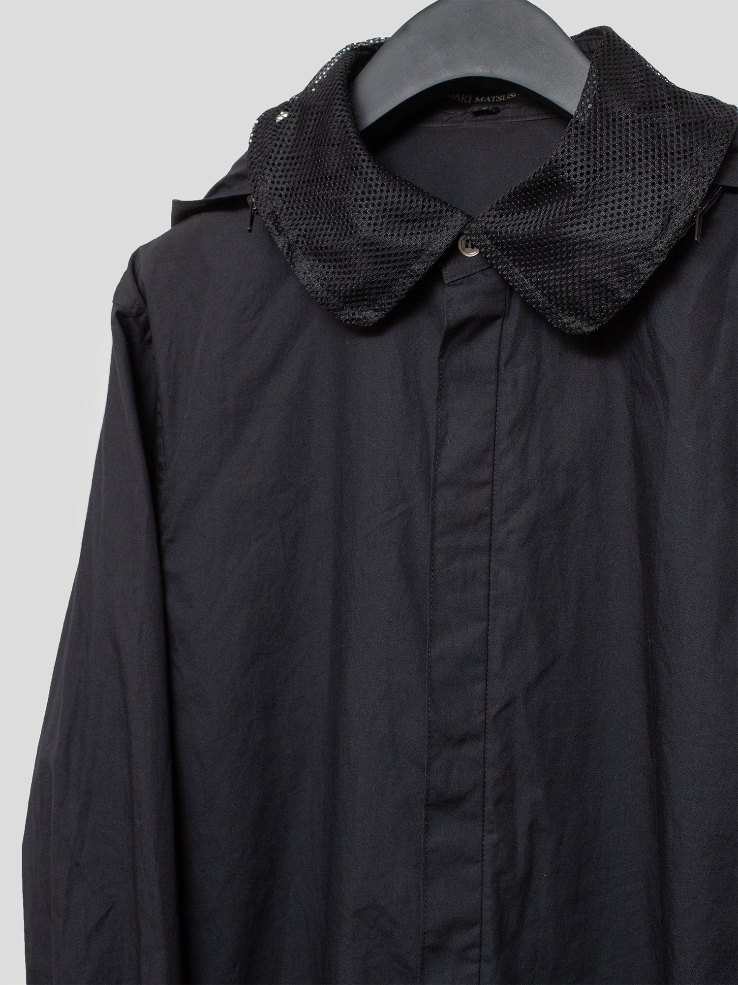 2000s Hooded Button-Up Shirt